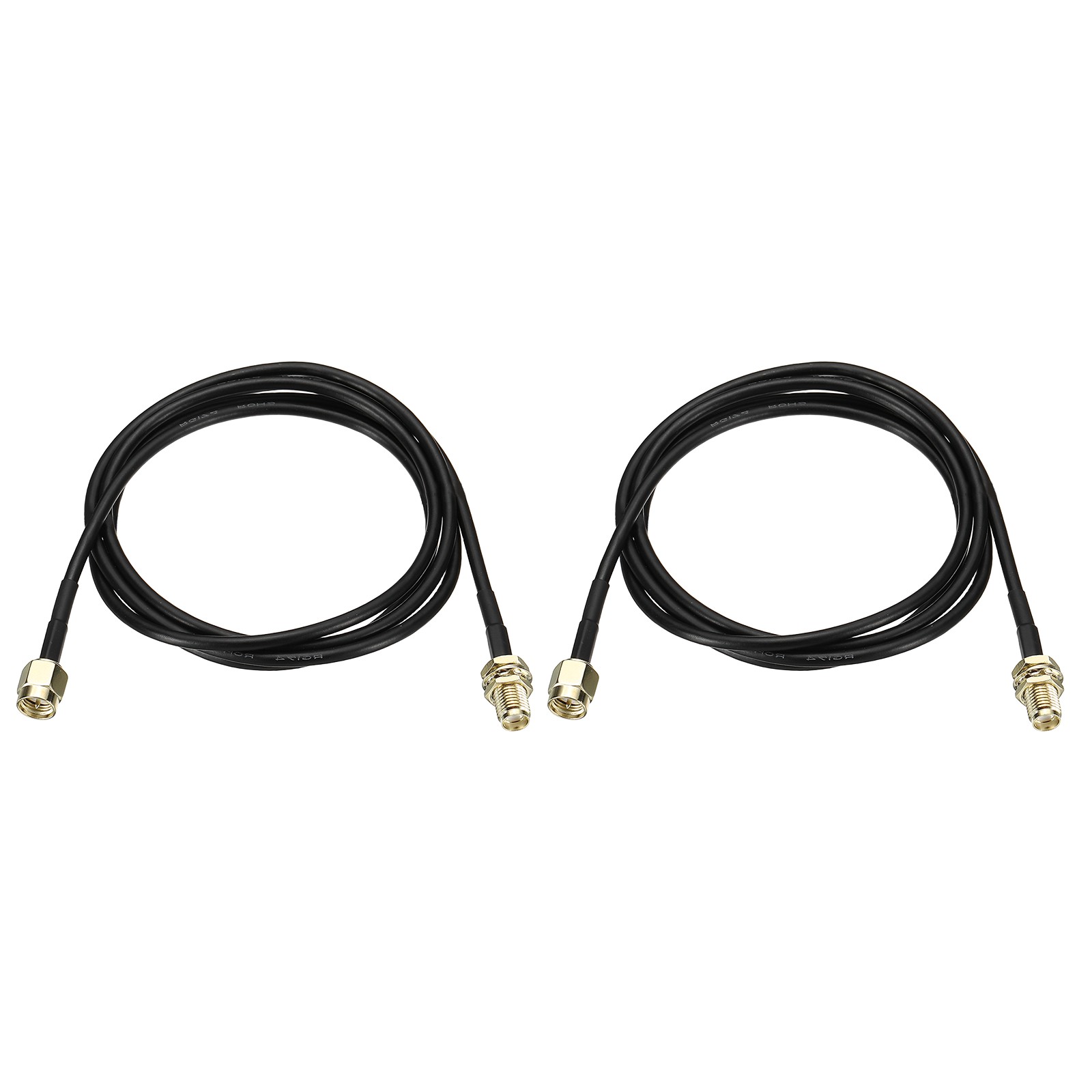 Antenna Extension Cable, 2Pcs 3.3FT RP-SMA Male to RP-SMA Female