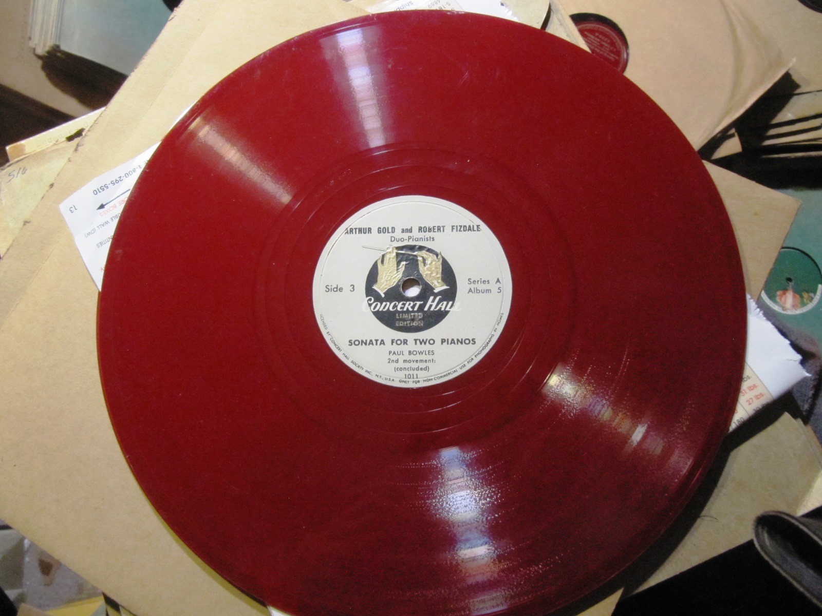 PAUL BOWLES 1st REC' Sonata for Two Pianos Arthur GOLD Robert FIZDALE CONCERT 