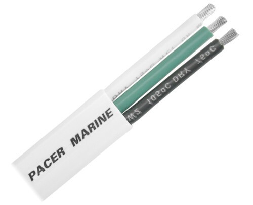 PACER W16/3-100 16/3 UL BOAT CBL AC WGB WJ 100FT RL; Stranded Conductor; 16/3