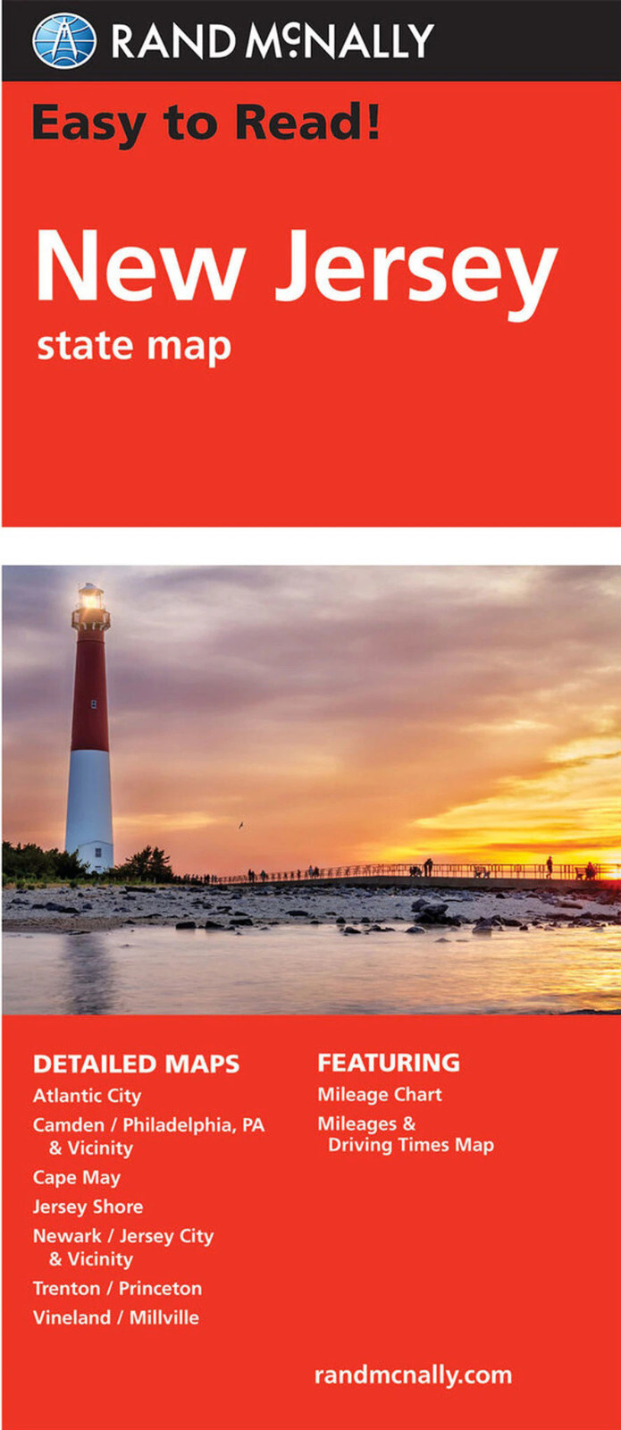 Rand McNally State Map: New Jersey from 2010