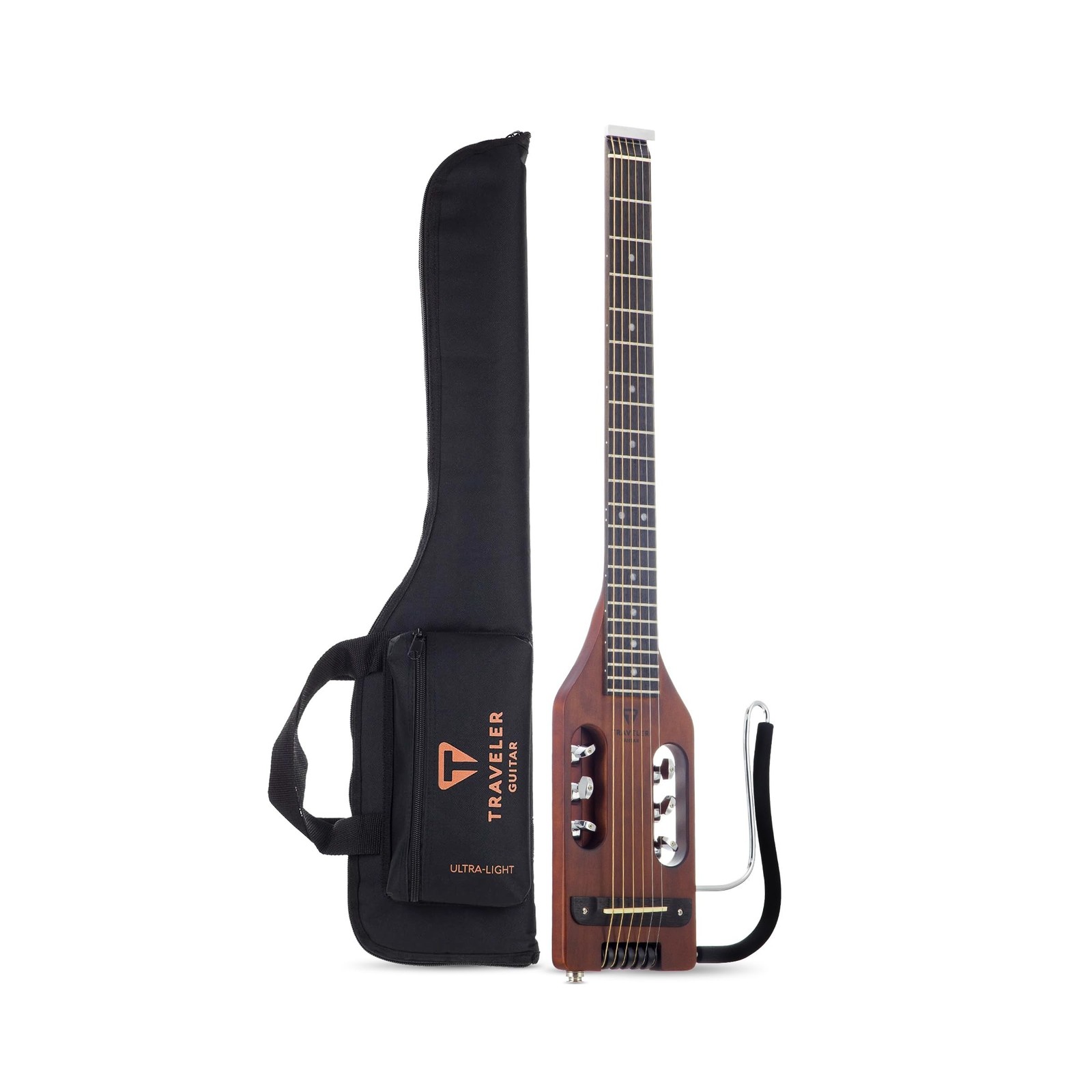 Traveler Guitar Ultra-Light Acoustic Acoustic-Electric Guitar, Antique Brown