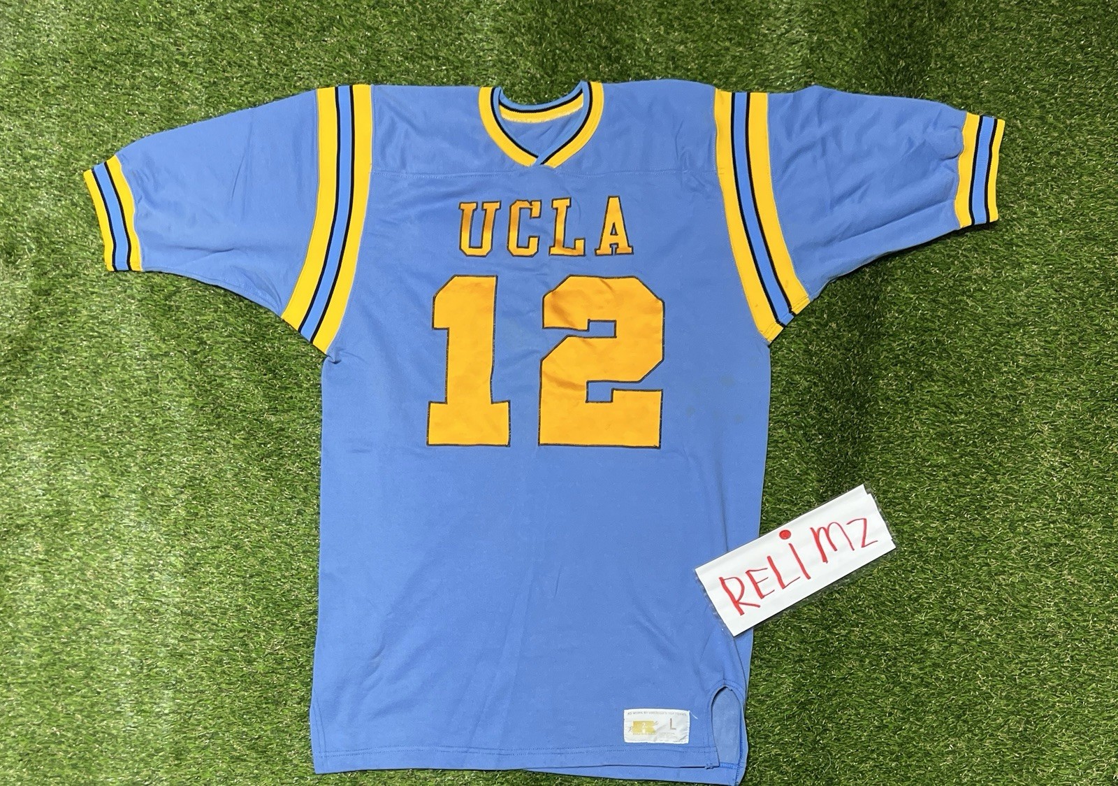 UCLA Bruins Jersey xl Blue NCAA Football 12 Russell Athletic