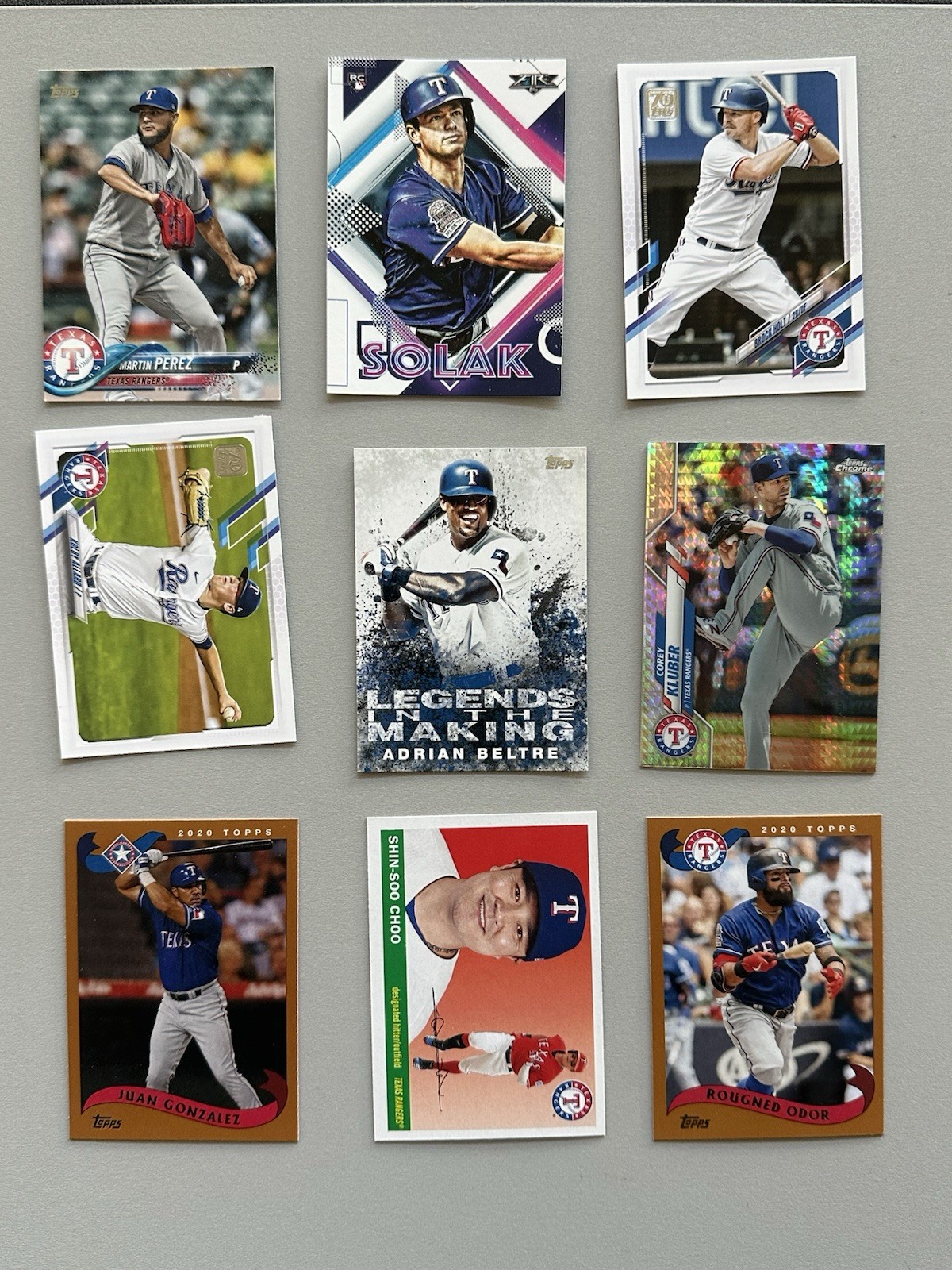 Topps Texas Rangers Baseball 41 card lot. Beltre/Rocker and others  