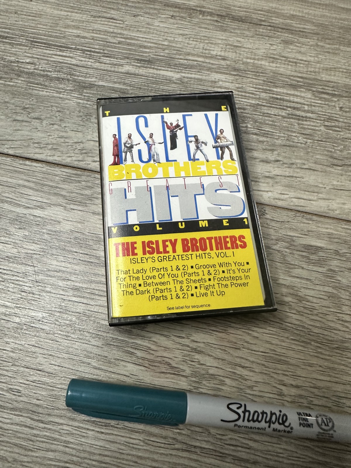 Vintage Isley Brothers Cassette Greatest Hits Vol 1 Funk Soul T-Neck 1984 Album