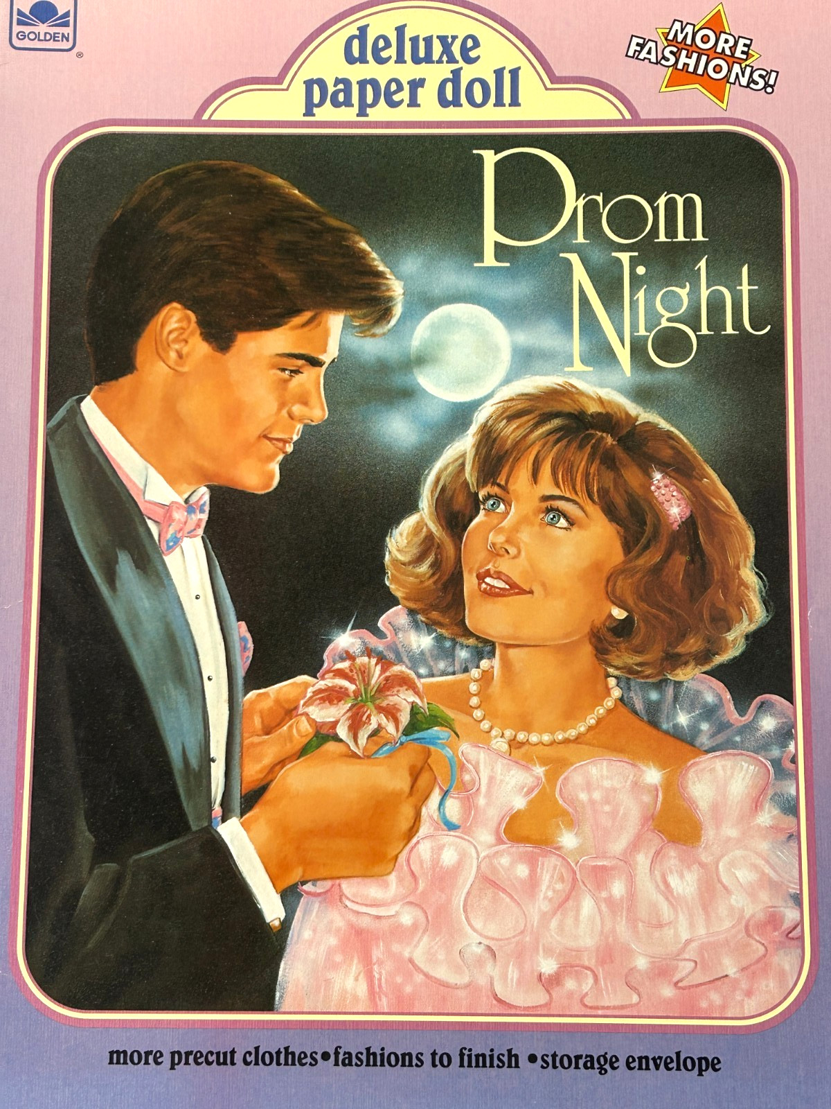 Paper Doll Book Golden UNUSED 1991 Prom Night