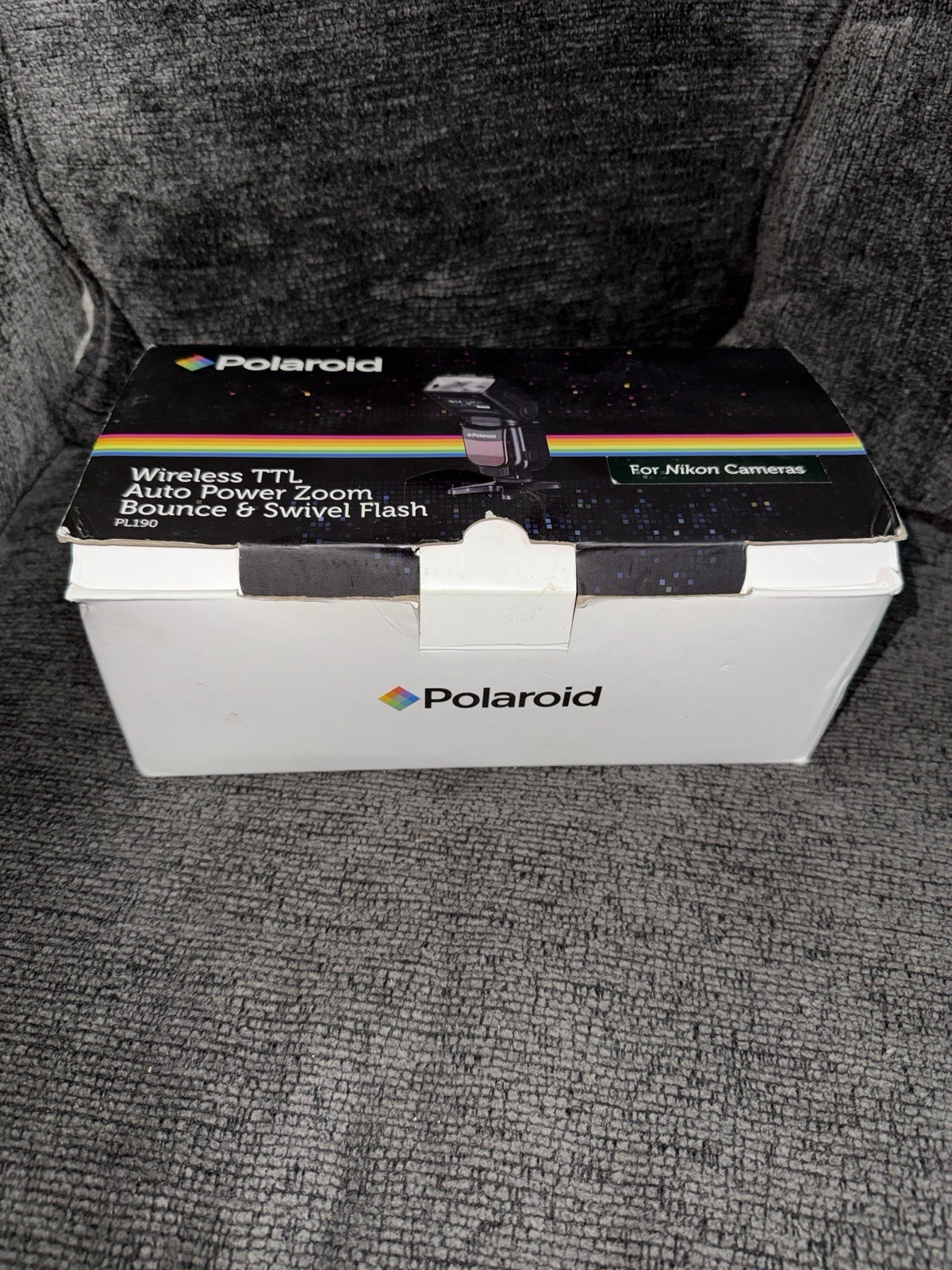 Polaroid Wireless TTL Auto Power Zoom Bounce and Swivel Flash PL190 for NIKON