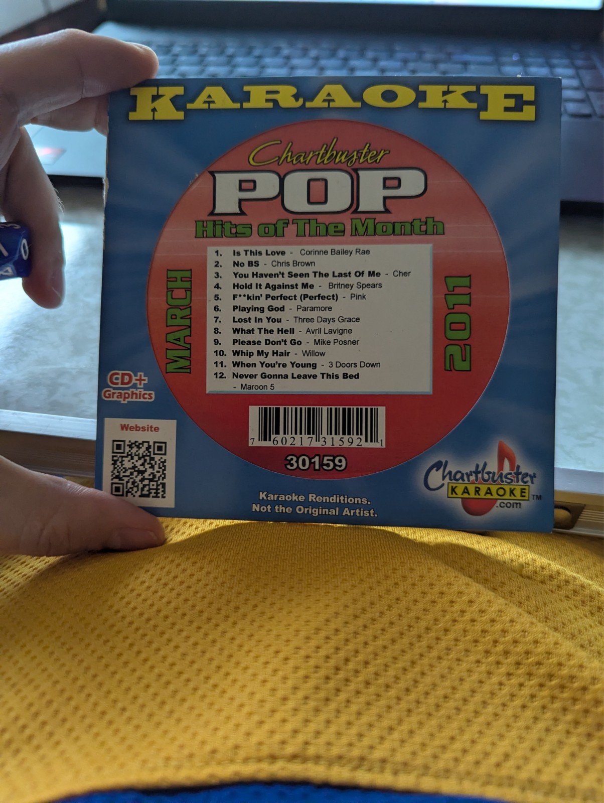 Chartbuster Karaoke Pop Hits of the Month March 2011 CB-30159 CD+G