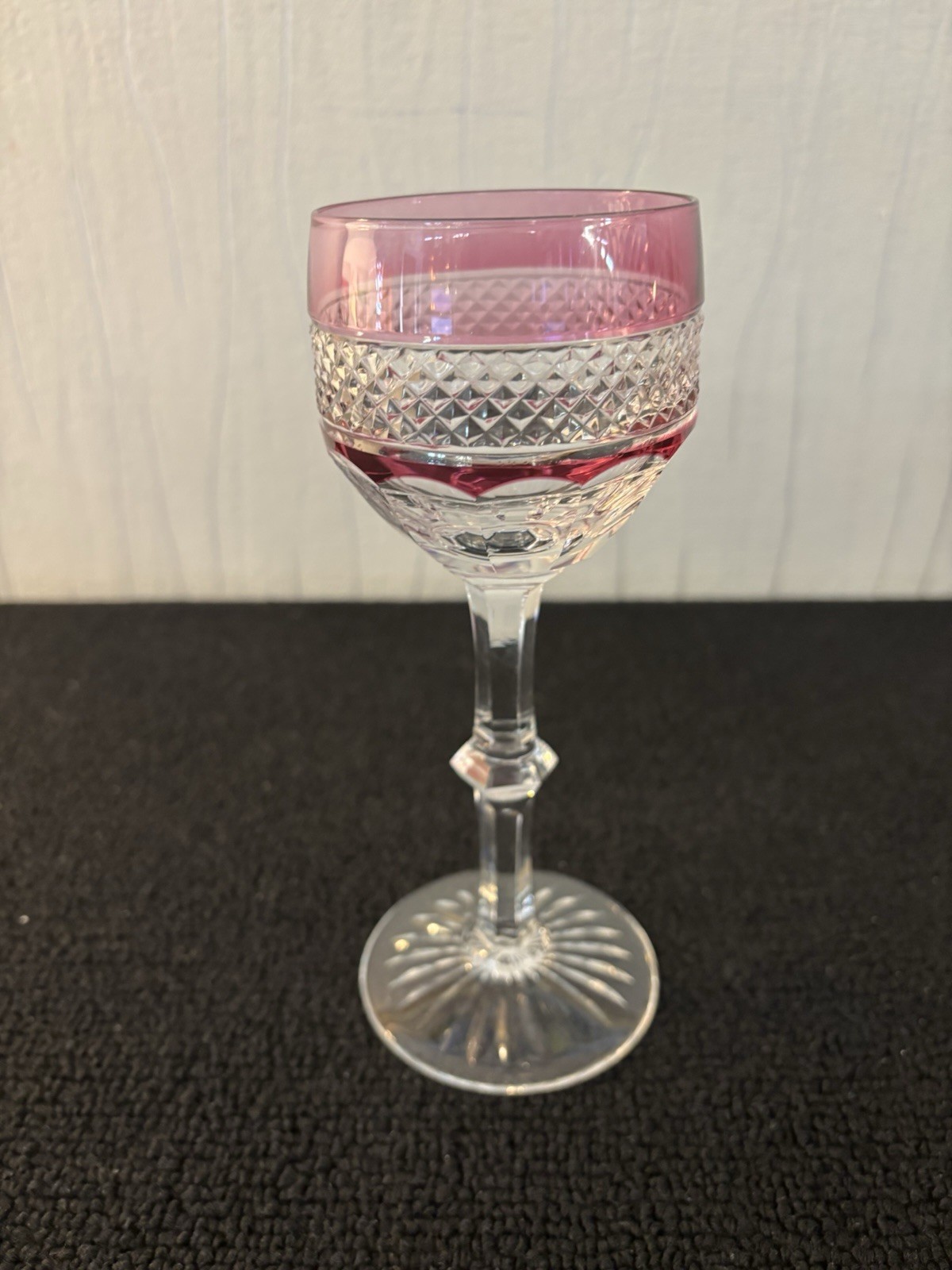 Violet Roemer Glass Model Trianon In Crystal From Saint Louis