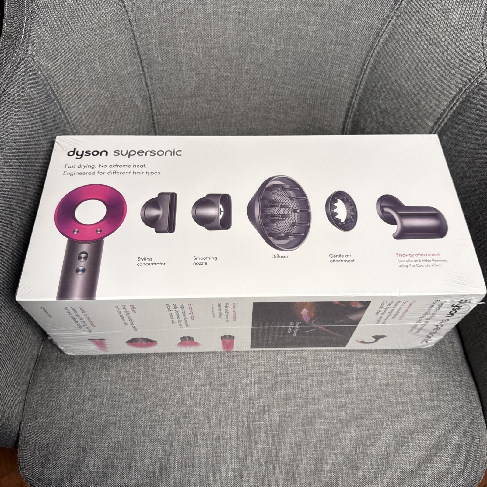 Dyson Supersonic Hair Dryer Fuchsia Top Reviewed In The World New 100% Authentic