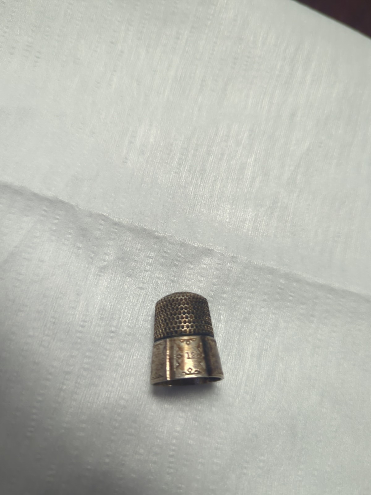 Antique Vintage Sterling Silver Thimble * Simons Bros. * Circa 1920s