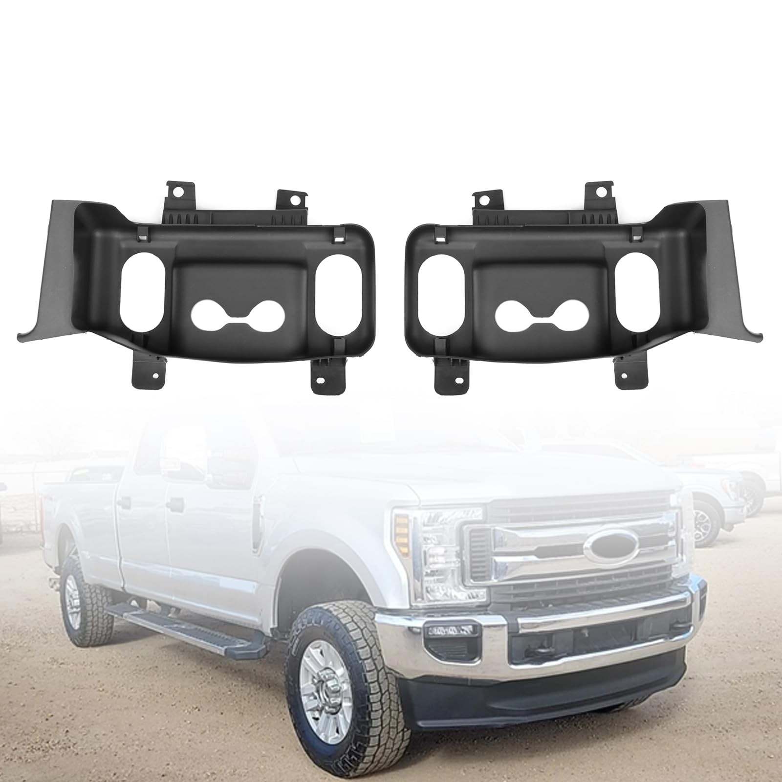 Tow Hook Trim Cover Panels for 2017-2019 F250 F350 F450 F550 Super Duty