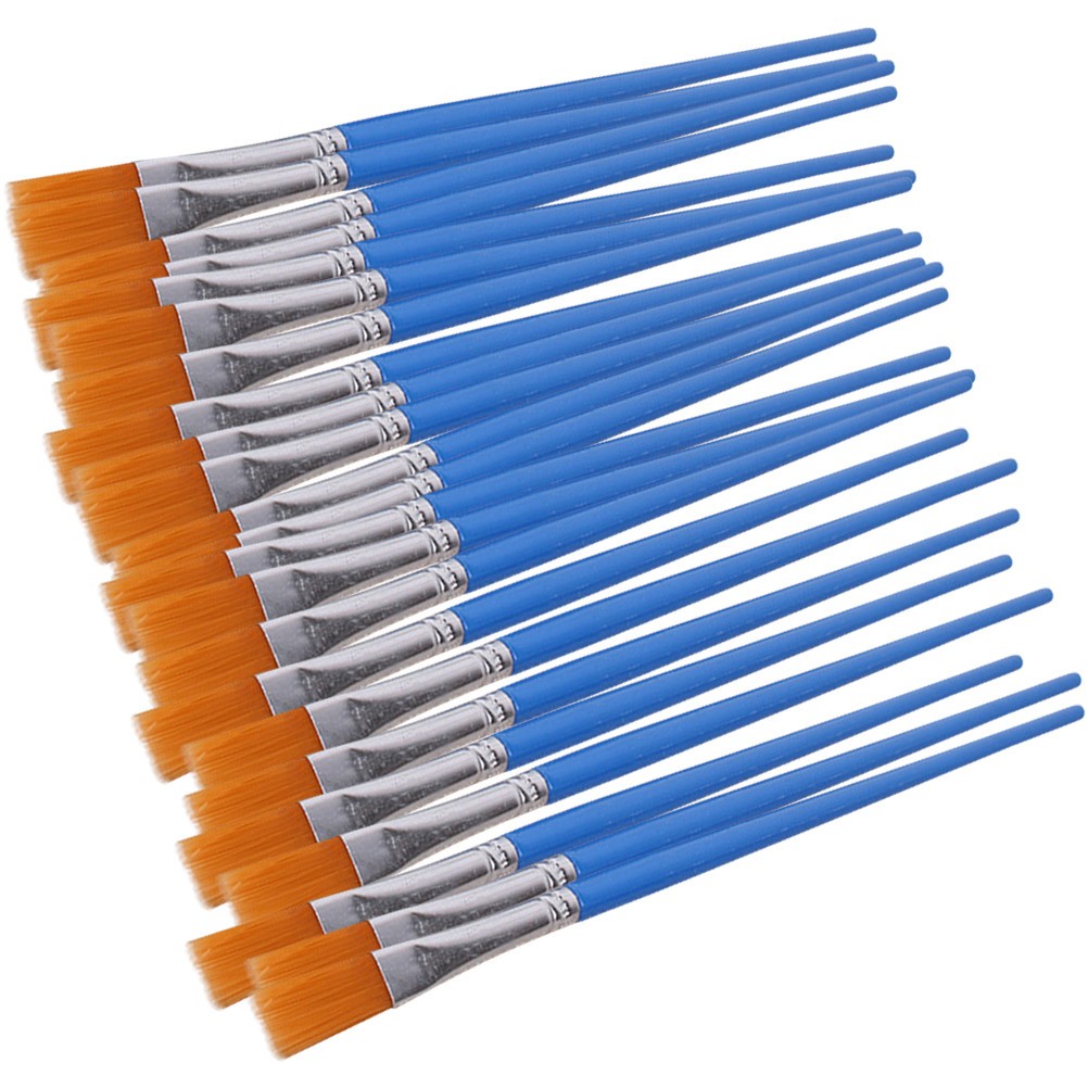  30 Pcs Nylon Wool Watercolor Pen Student Paint Brushes for Acrylic Painting
