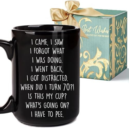 Funny 70th Birthday Gifts for Women Men Dad Mom Husband Wife Grandpa Grandma 