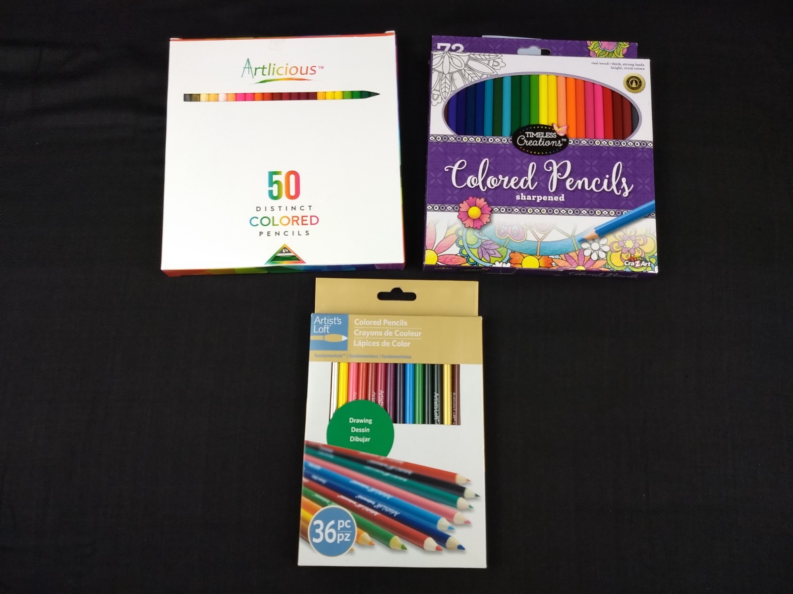 Colored Pencils Lot Artlicious Cra-Z-Art Artist's Loft 158 Pencils Craft NIP NEW