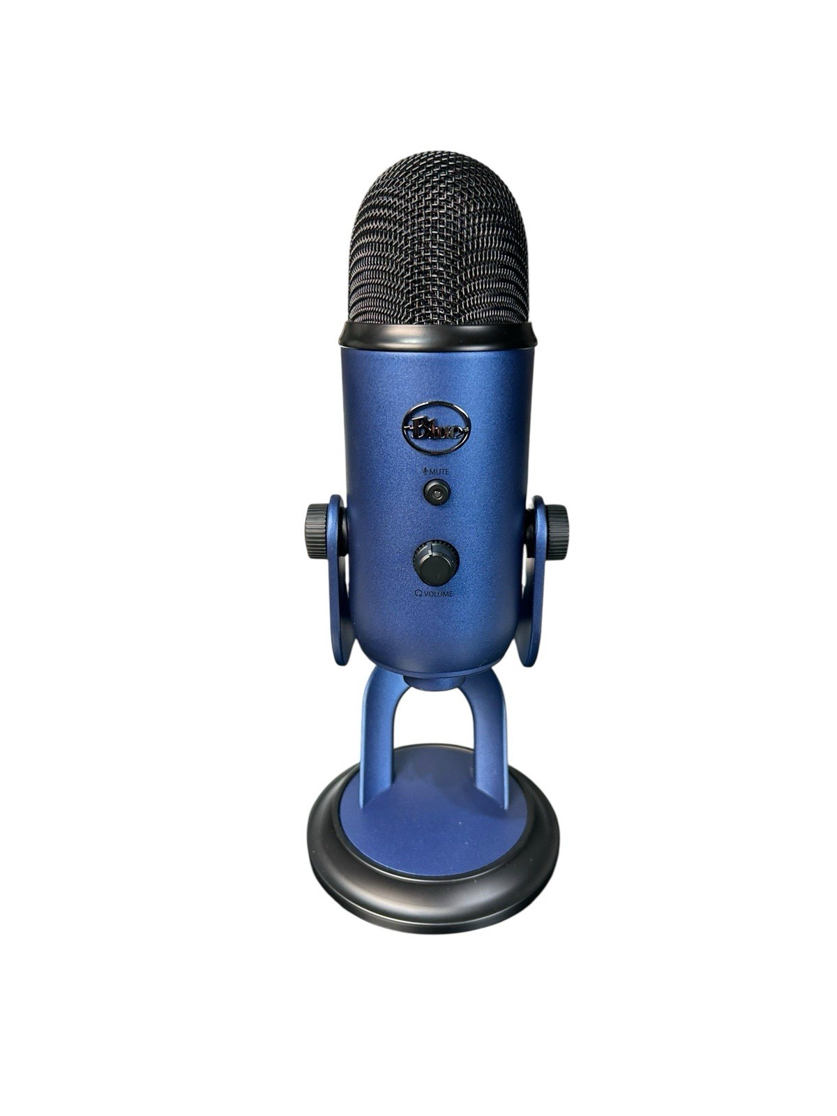 Blue Yeti USB Microphone A00132 Midnight Blue Podcast Streaming Mic w/ Stand