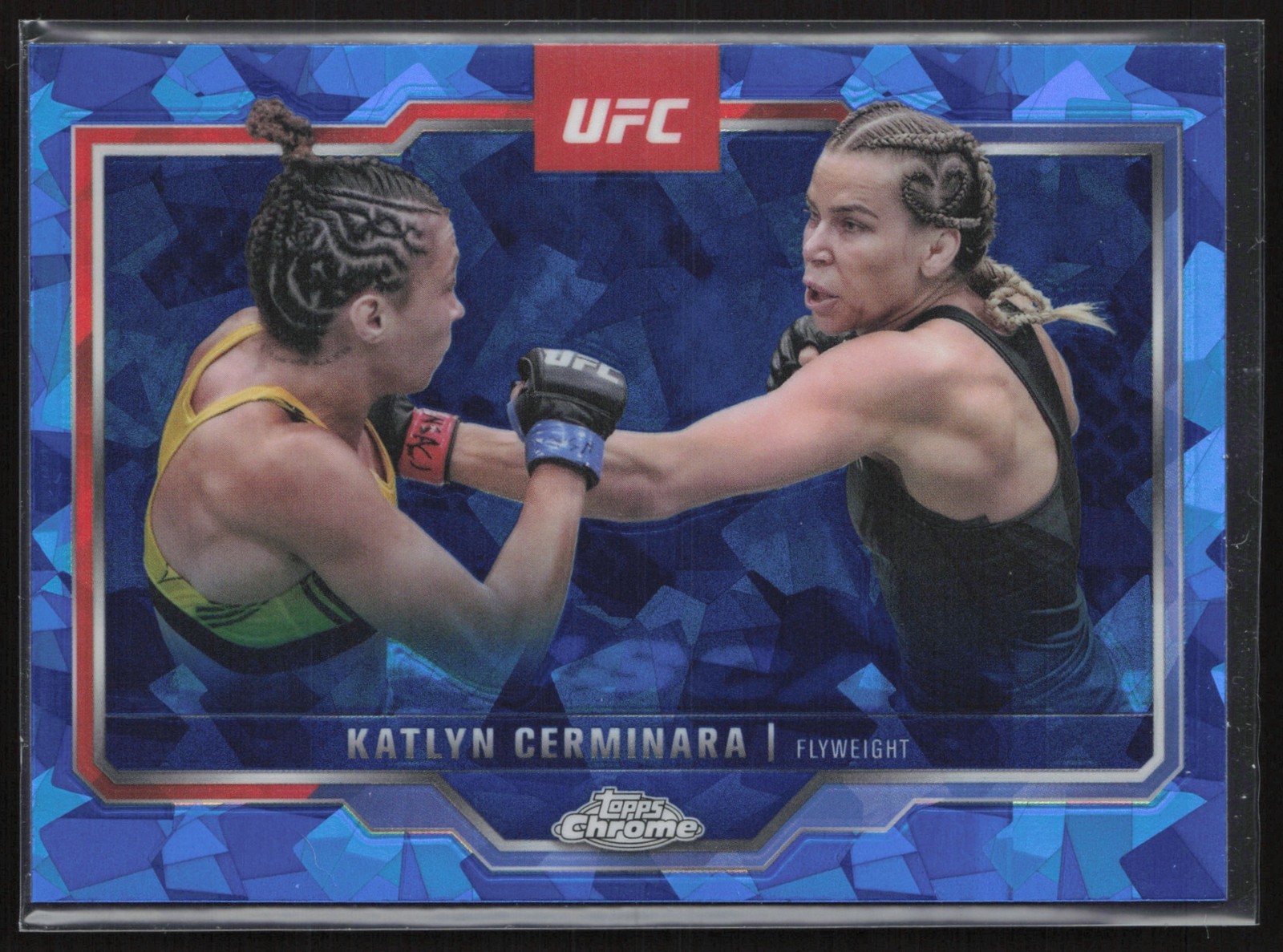 2025 Topps UFC Chrome Sapphire Katlyn Cerminara #114