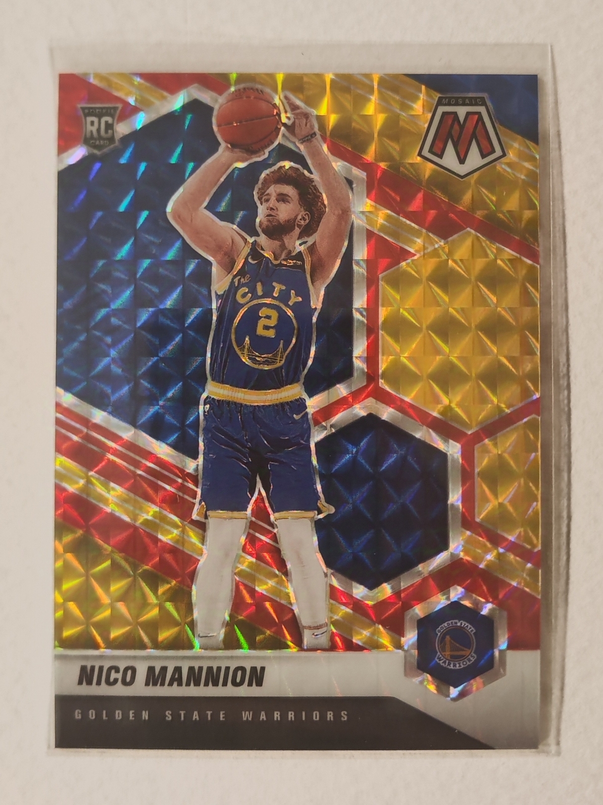 Panini Mosaic Basketball 2020-21 - Nico Mannion /88 - Rookie Card LL.