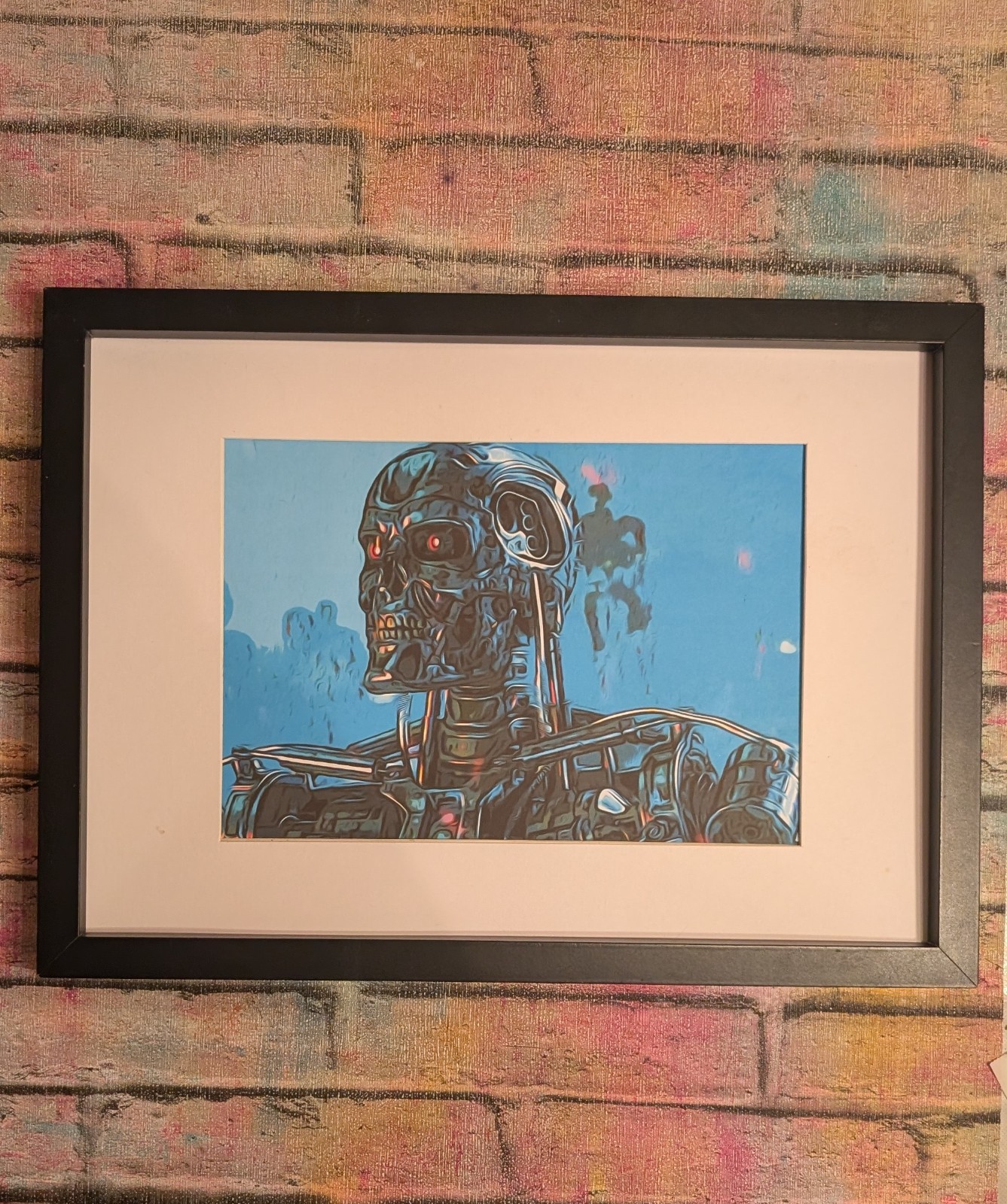 Terminator Arnold Schwarzenegger Pop Art Tribute Print 80s Classic Movies