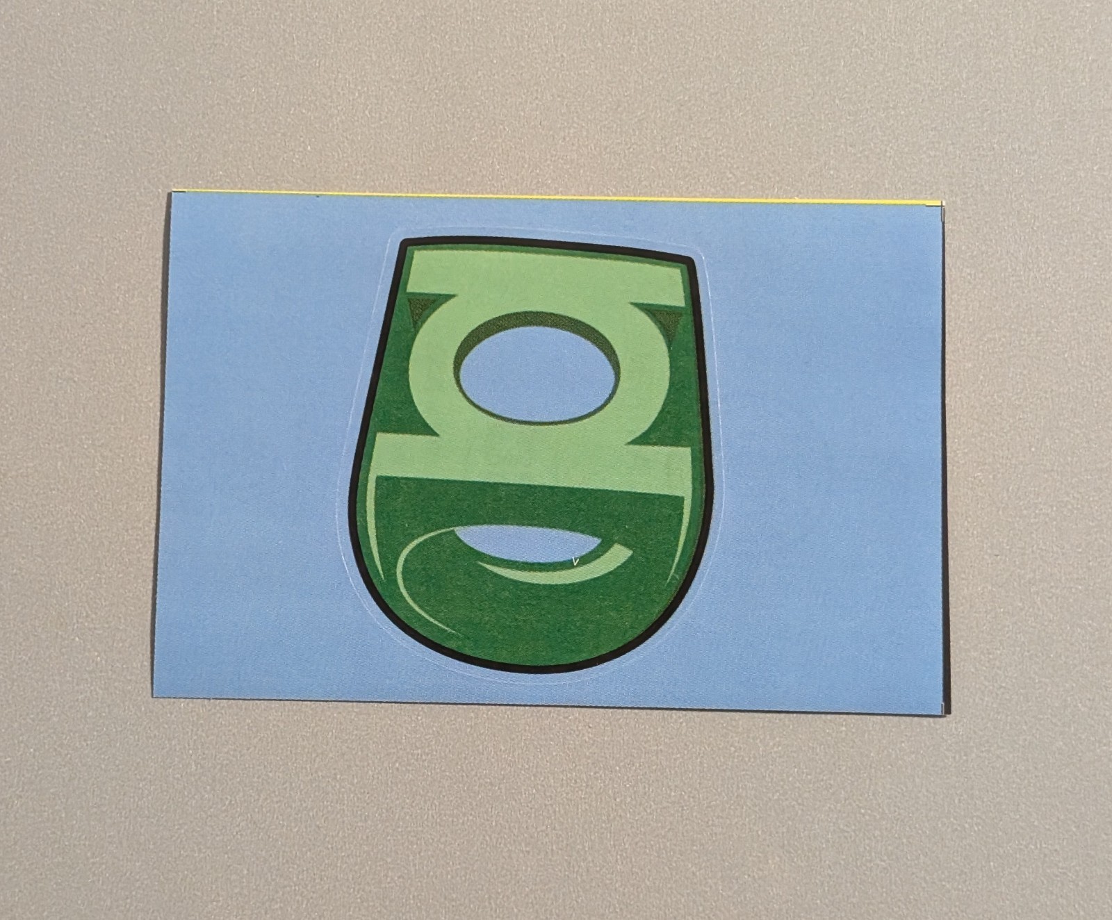Green Lantern Logo Vending Sticker - DC Series 3 - Comic Superhero Corps Symbol