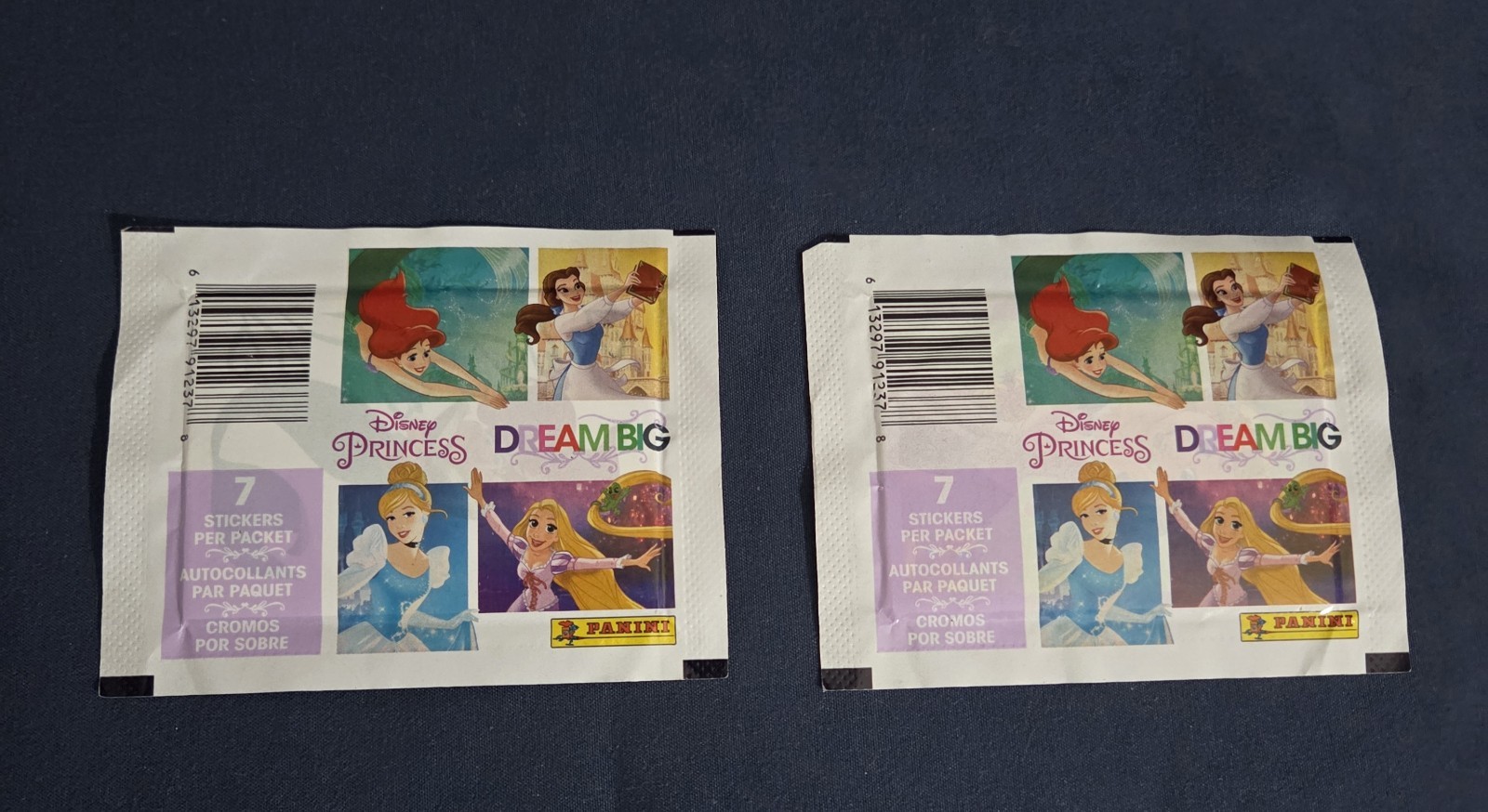 Italy 2016 Disney Princess Dream Big Sticker x2 pack