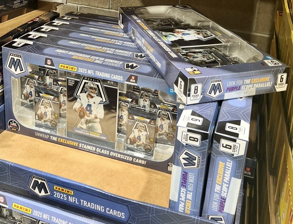 Lot Of 2, 2025 Panini Mosaic NFL Costco Exclusive Bundle