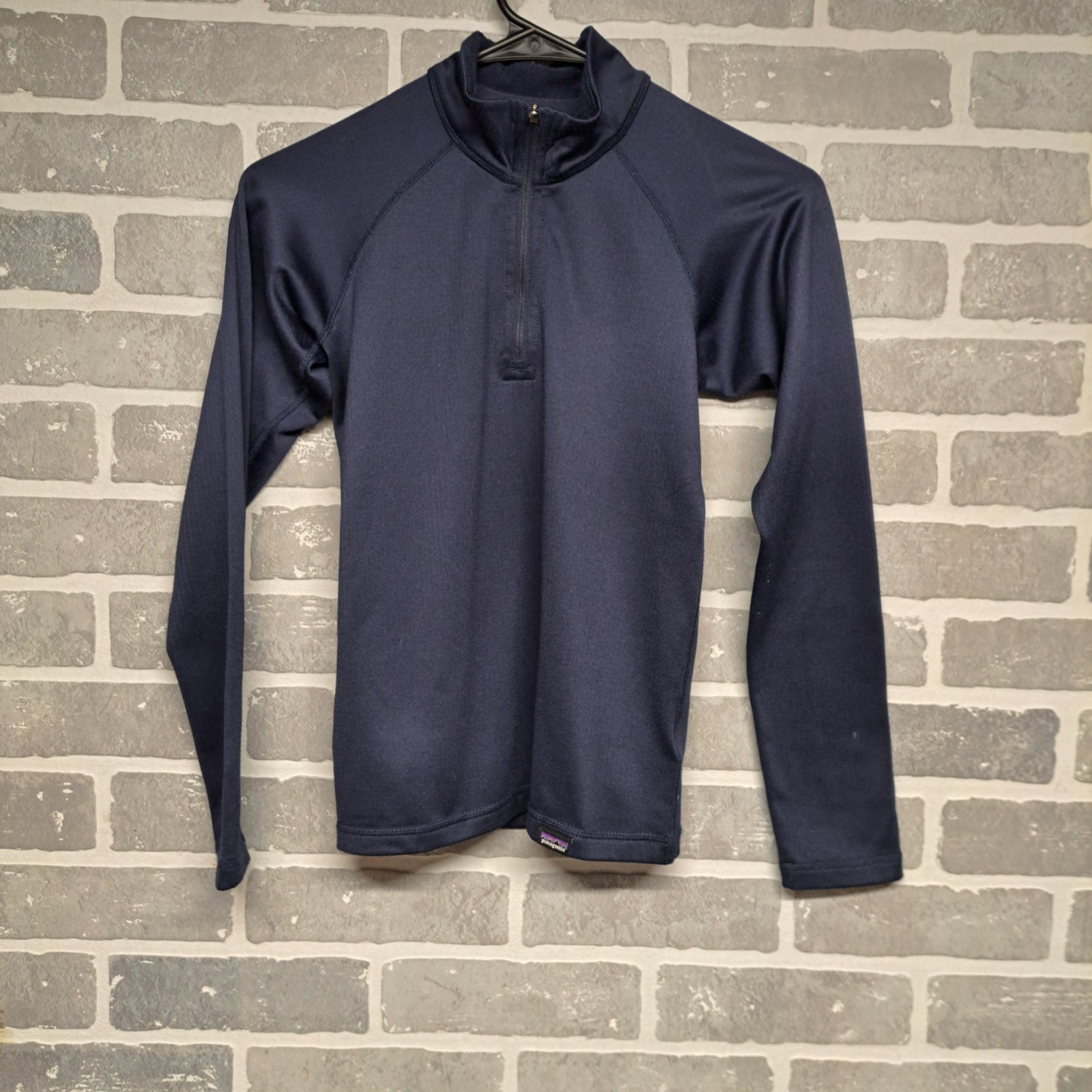 Patagonia Kids' Capilene Baselayer 1/4 Zip Pullover Long Sleeve Top Size M-10