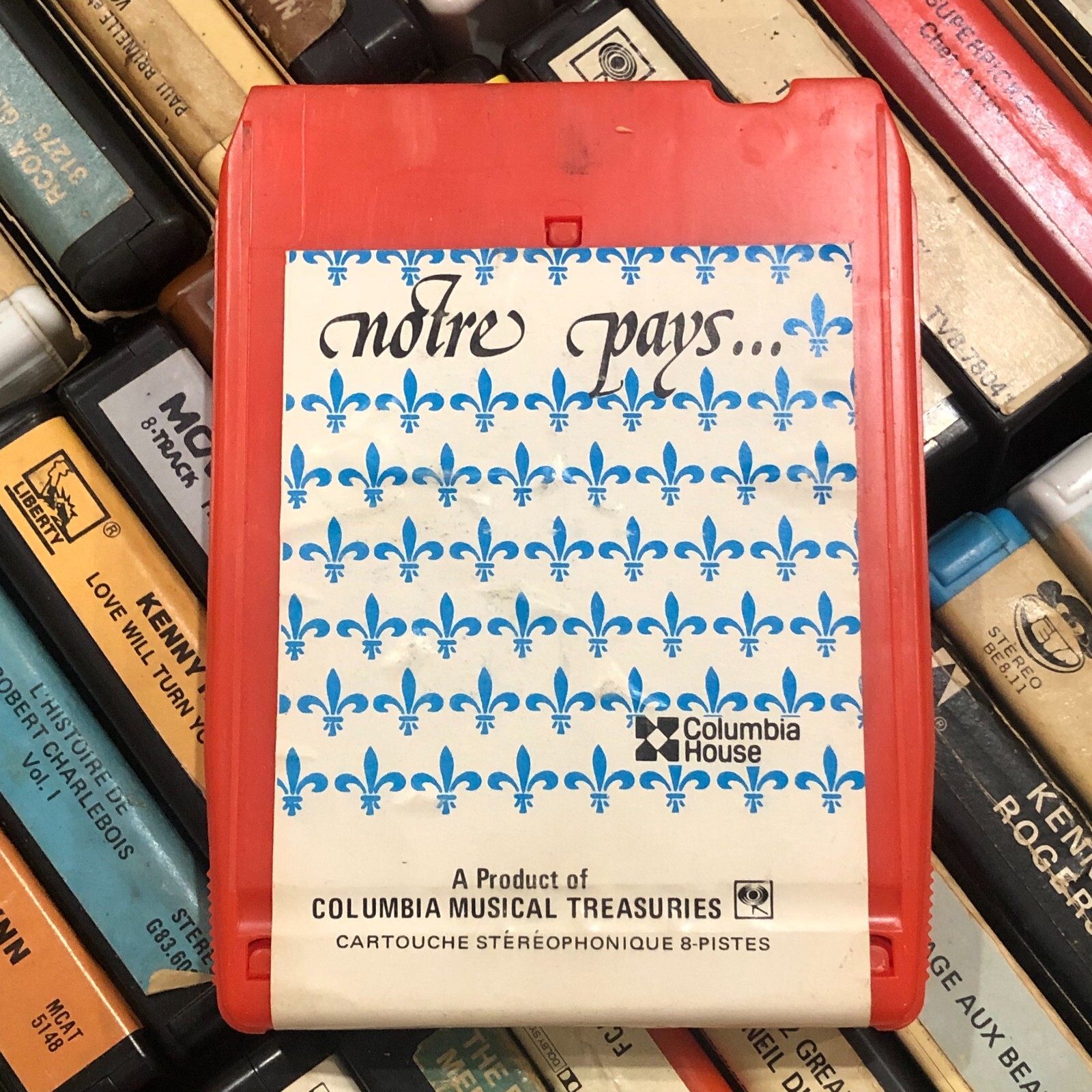 Notre Pays tape 1, 8 Track Tape French CANADIAN