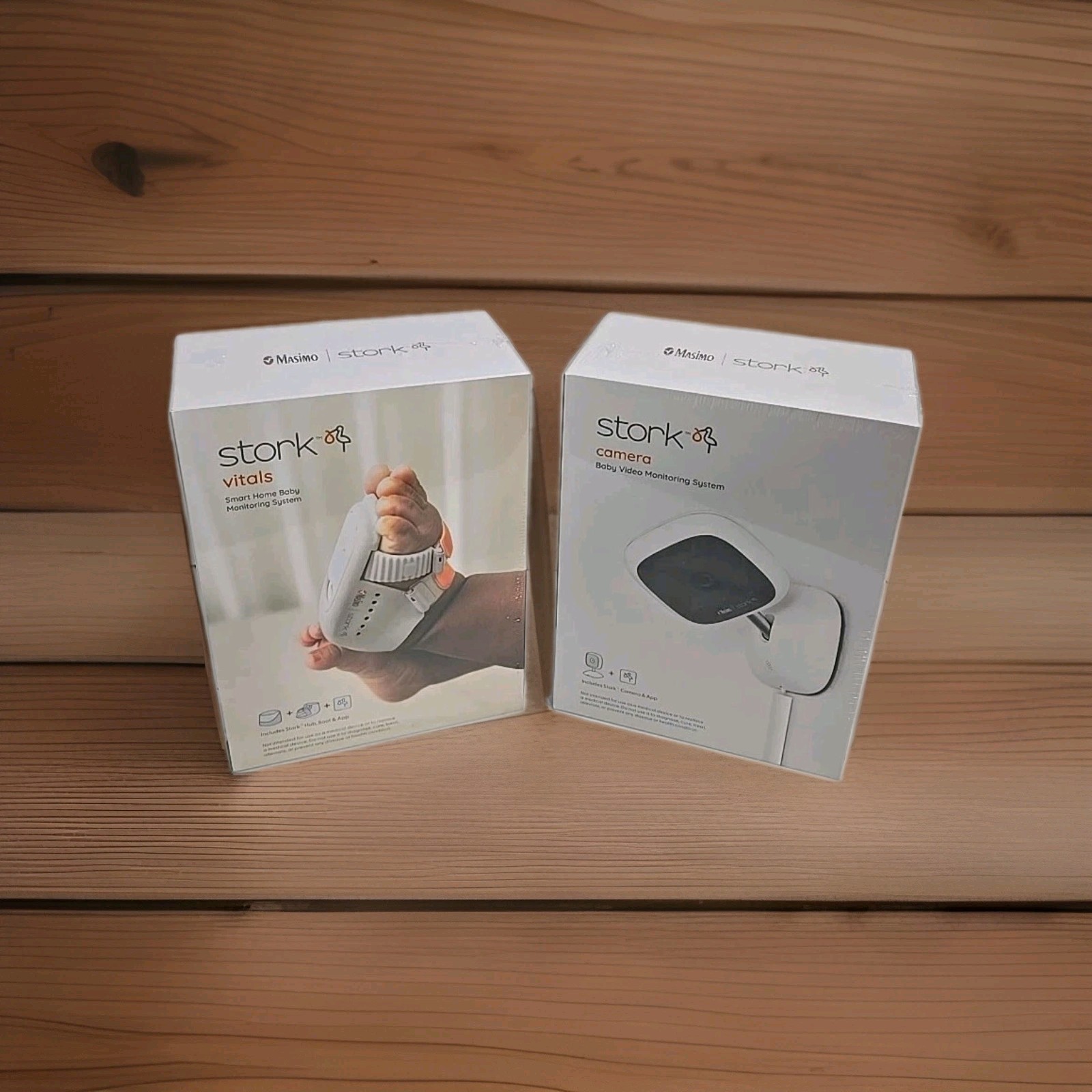 Stork Vitals + Camera BUNDLE Smart Baby Monitoring System -White - SEALED NEW