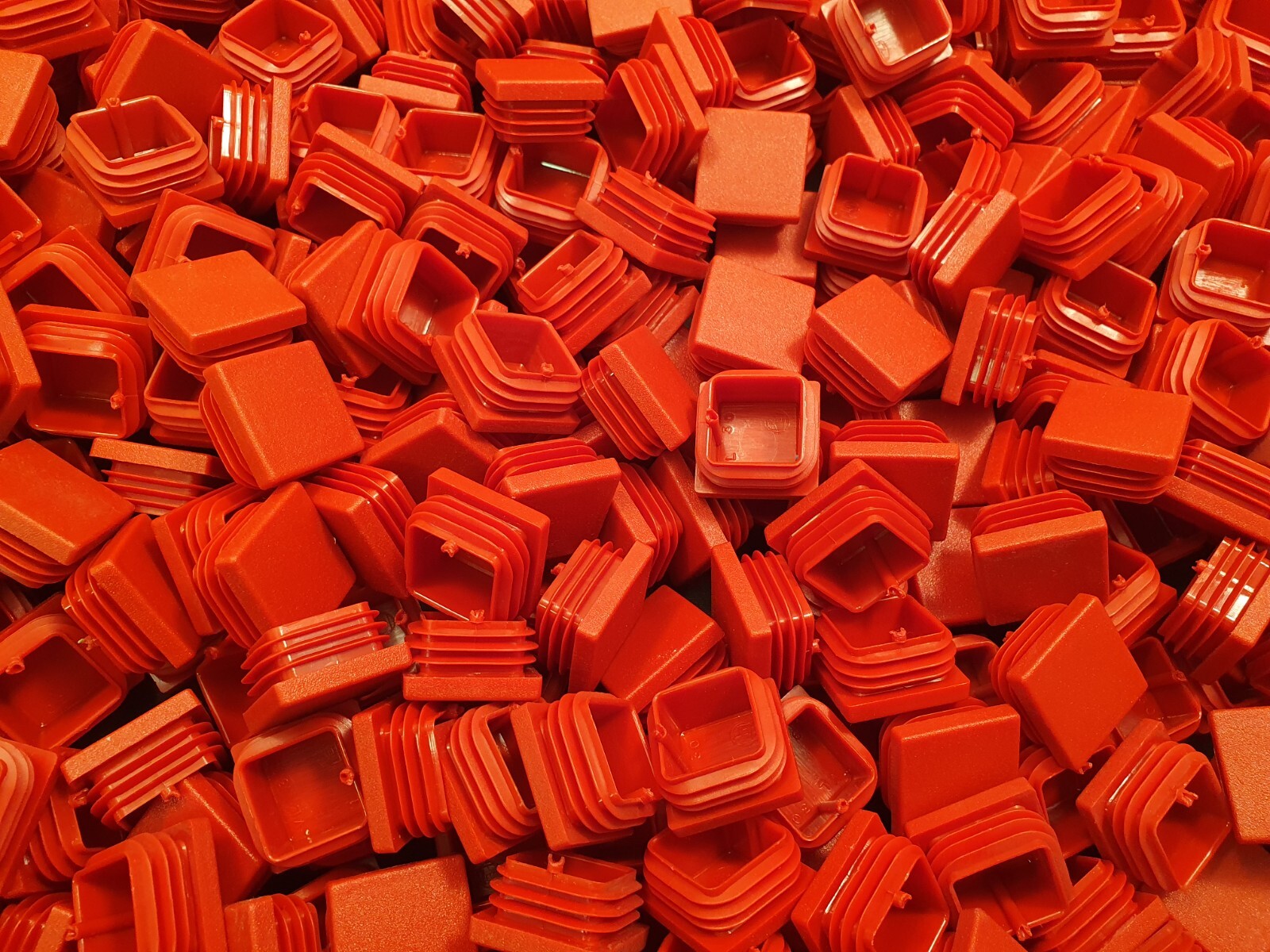 PVC Plastic Square Cap x 50 Art Bespoke Pixel Pixulated Unique Design Media Feet