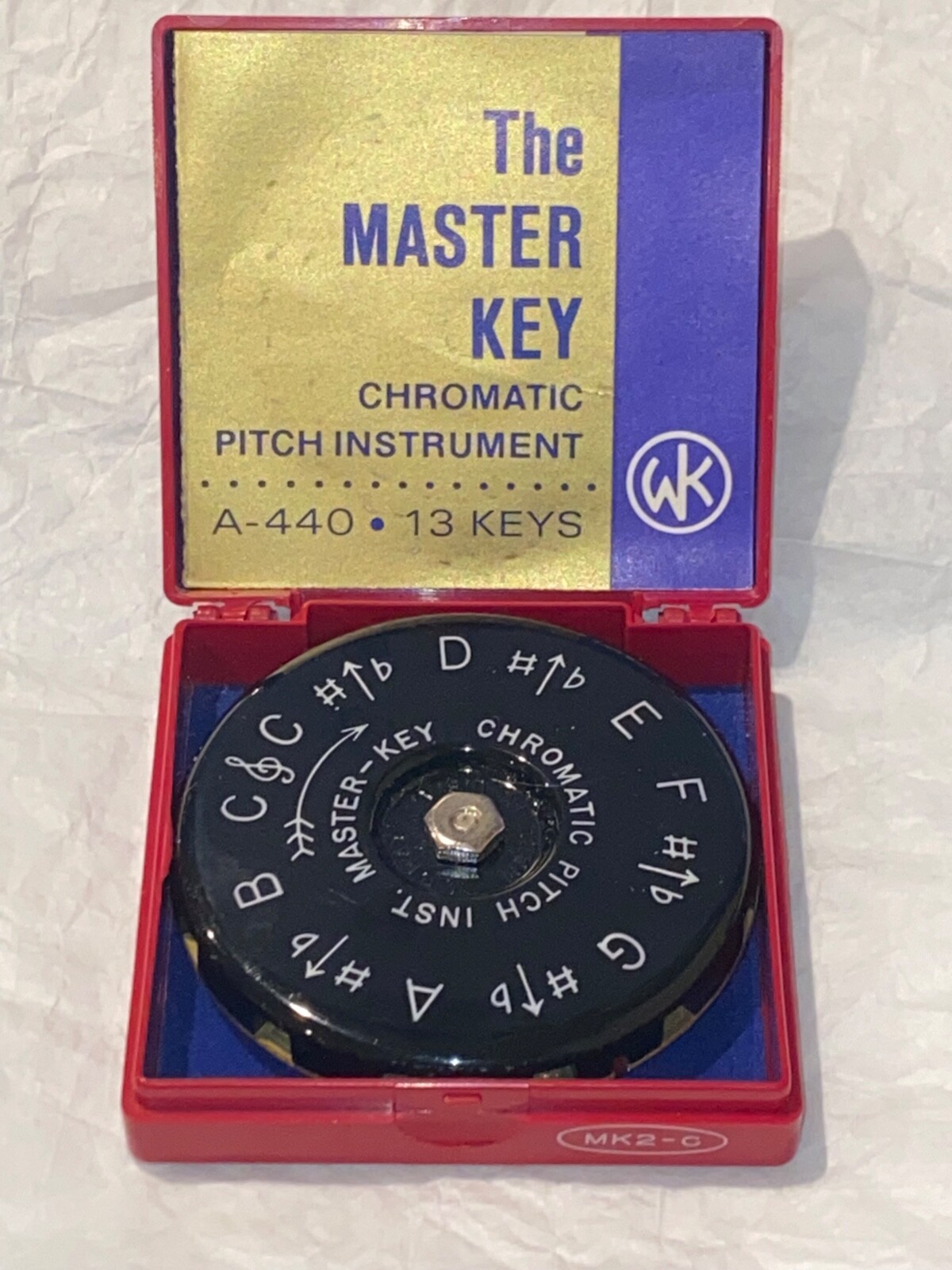 The Master Key Chromatic Pitch Instrument A-440 13 Key  MK2-C Tuning Instrument