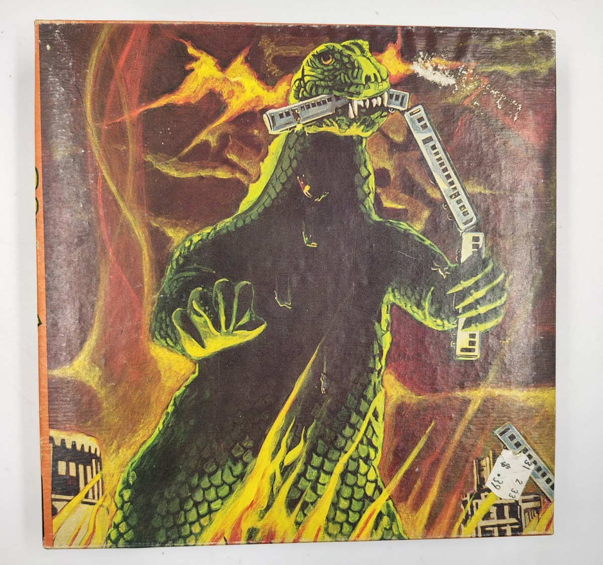 Vintage Godzilla 81 pc Puzzle 1977 TOHO Co. Free Shipping