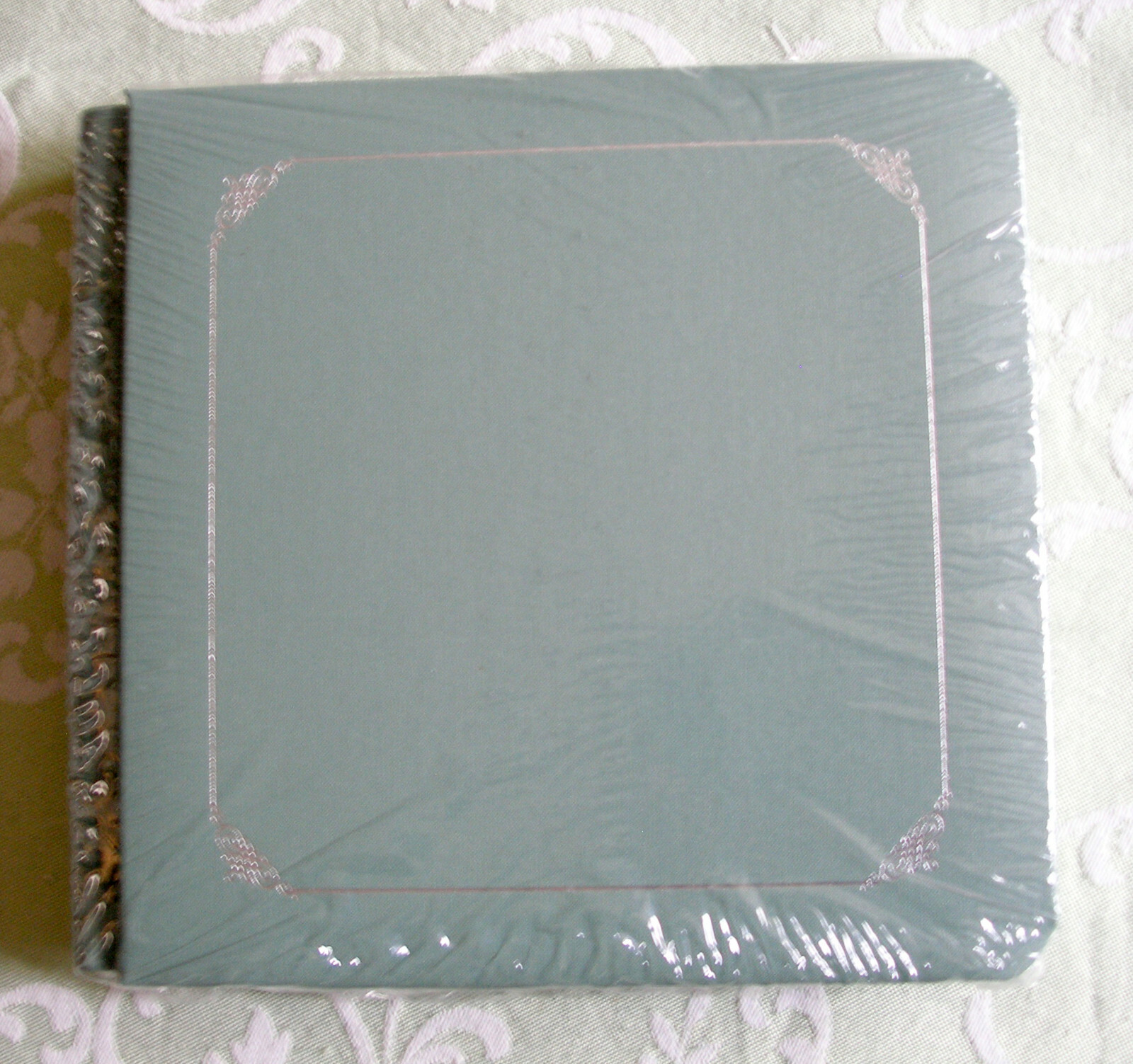 Creative Memories 7 X 7 Sage Green Scrapbook Album with Silver Trim
