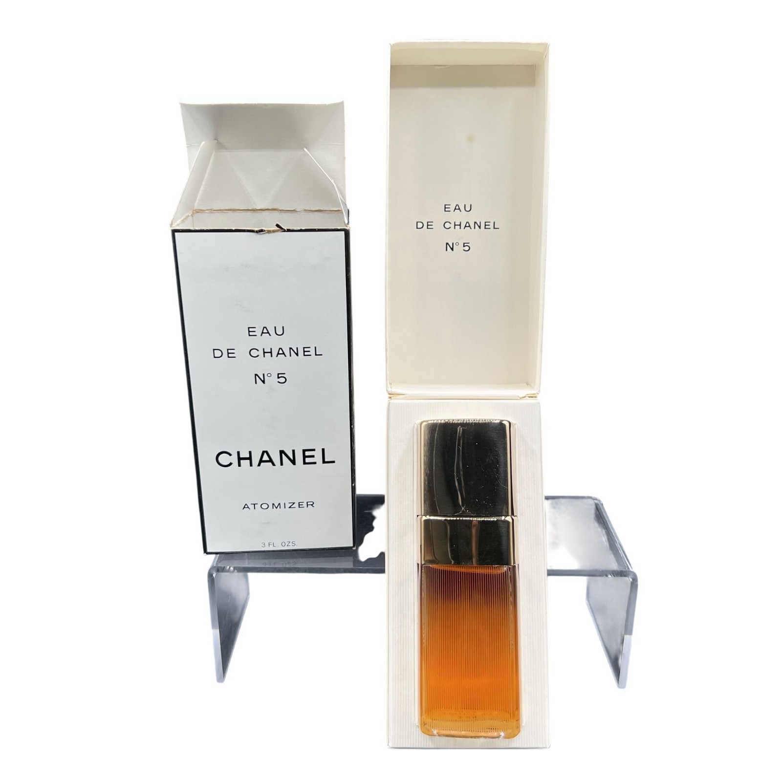 Chanel No 5 RARE Eau De Chanel Perfume 3 Oz Atomizer Vintage In Box Never Used