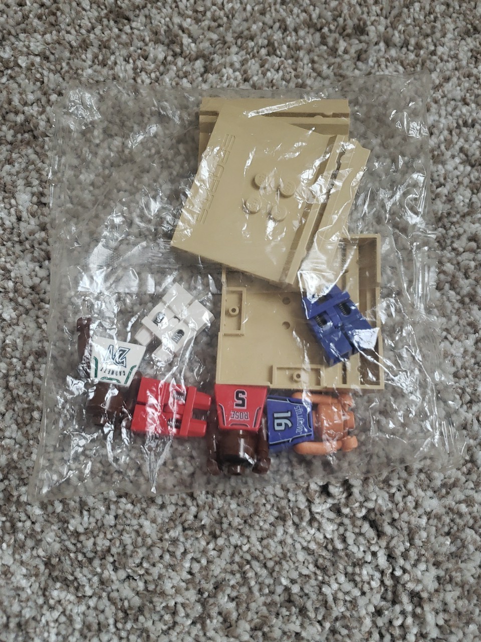 LEGO 3566 NBA Collectors Set Jalen Rose Kevin Garnett Predrag Stojokovic