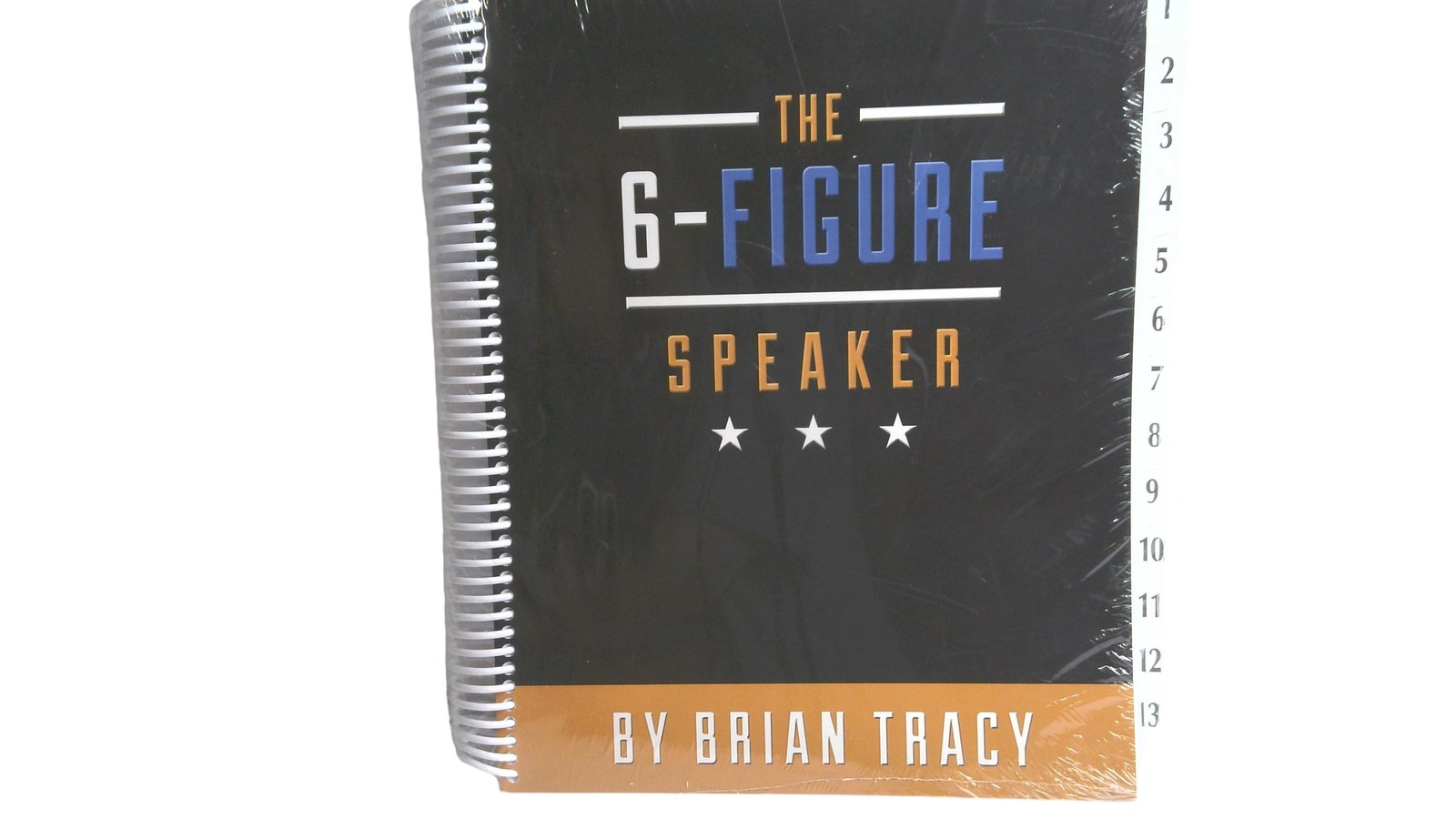 Brian Tracy 6-Figure Speaker Workbook Public Speaking Success Guide New Workbook