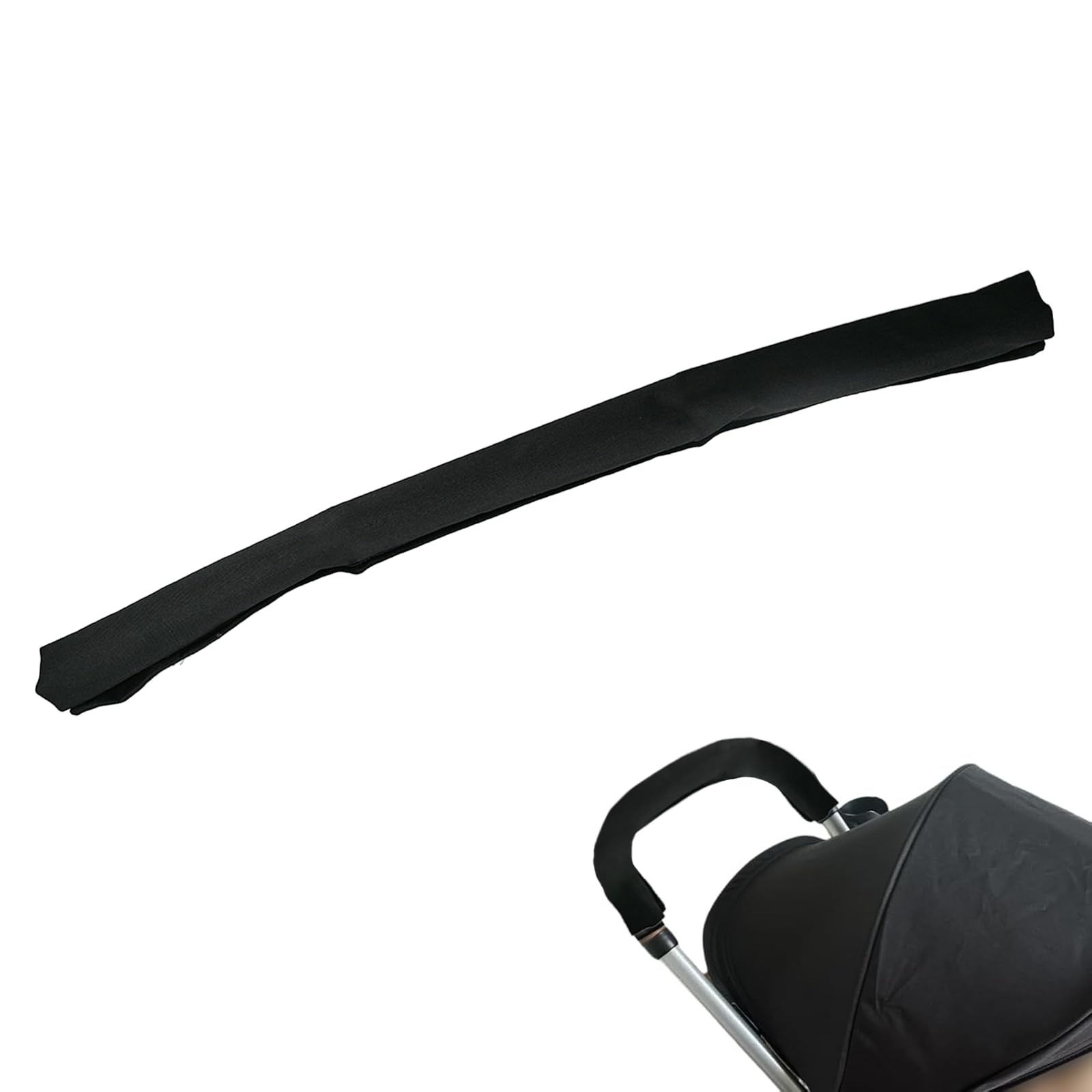 26.4×1.18×1.18in Replacement Armrest Handle Cover Dust Proof Black-1pcs 