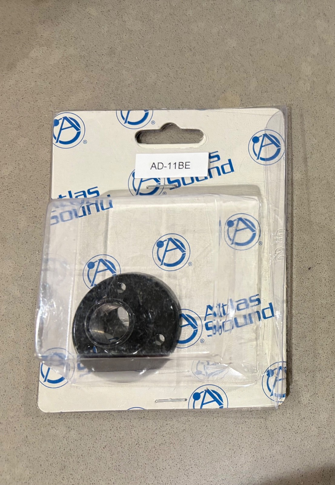 Atlas Sound AD-11BE Surface Mount Female Mic Flange