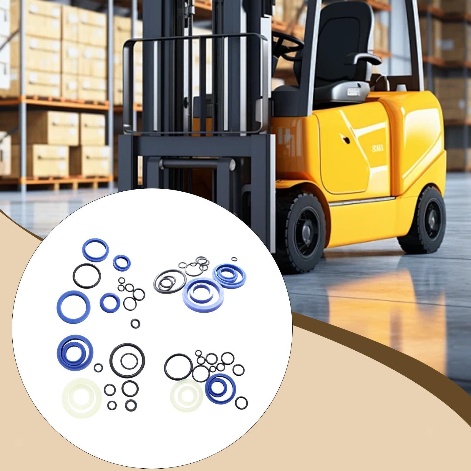 Forklift Hydraulic Oil Seal Kit Manual Handling Vehicle Parts Sealing Ring
