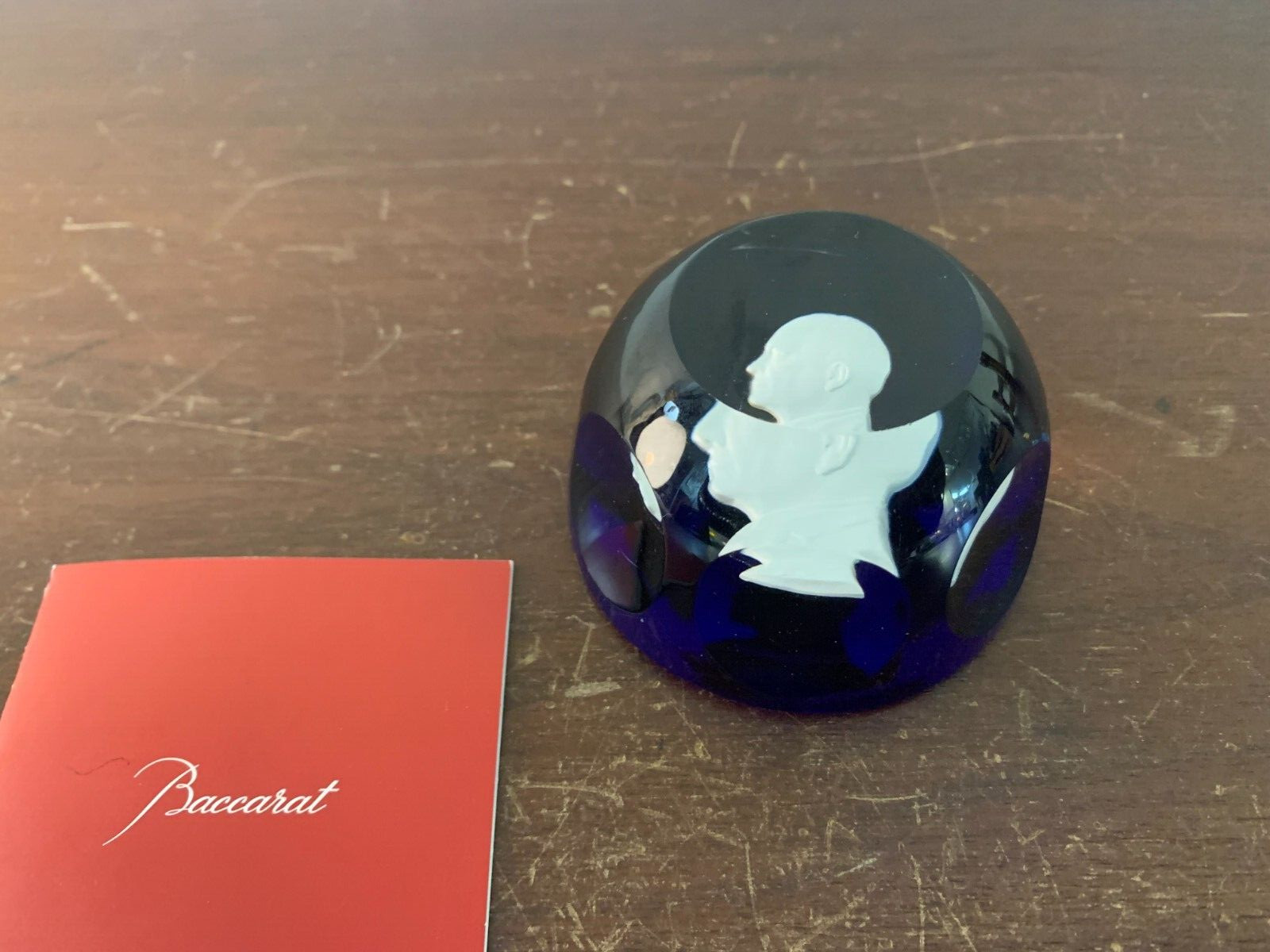 Baccarat Crystal Character Paperweight