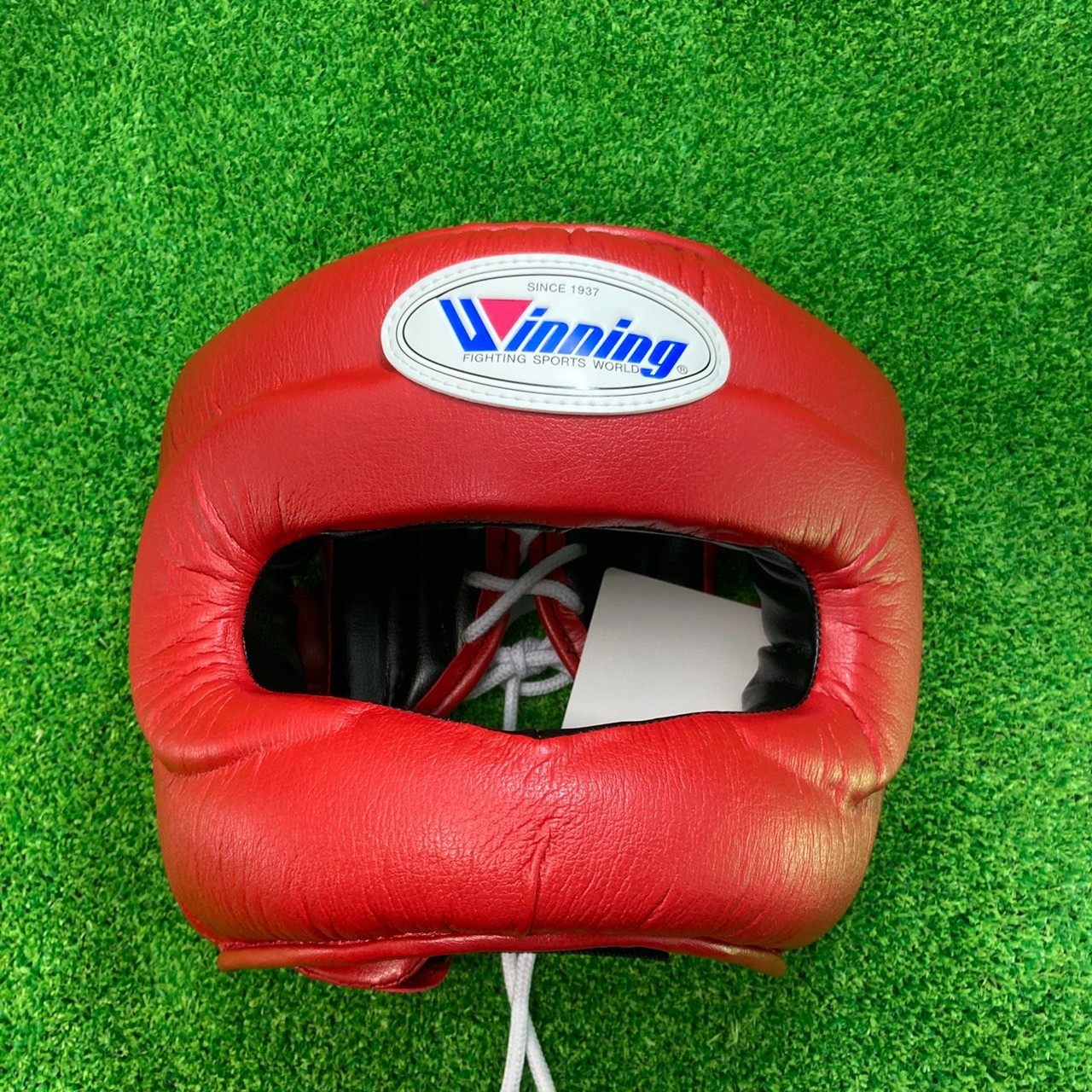 WINNING BOXING HEAD GEAR FG-5000 Full Face Type Red size M