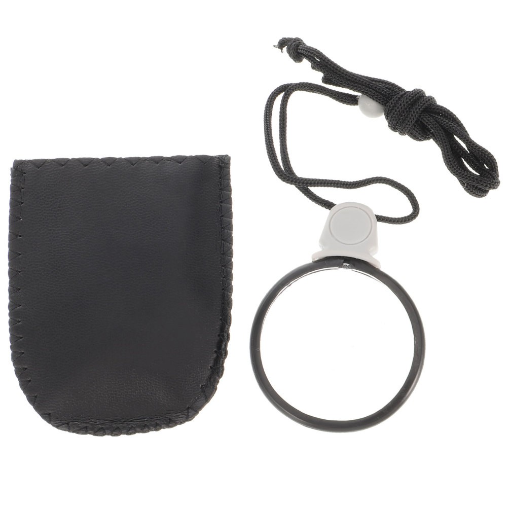  Monocle Lens Hanging Magnifying Glass Man Magnifier with Hole Headband