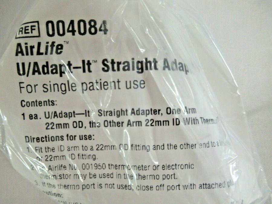 U Adapt-It Disposable Straight Connector CPAP Adapter, 1 Ct, 4084