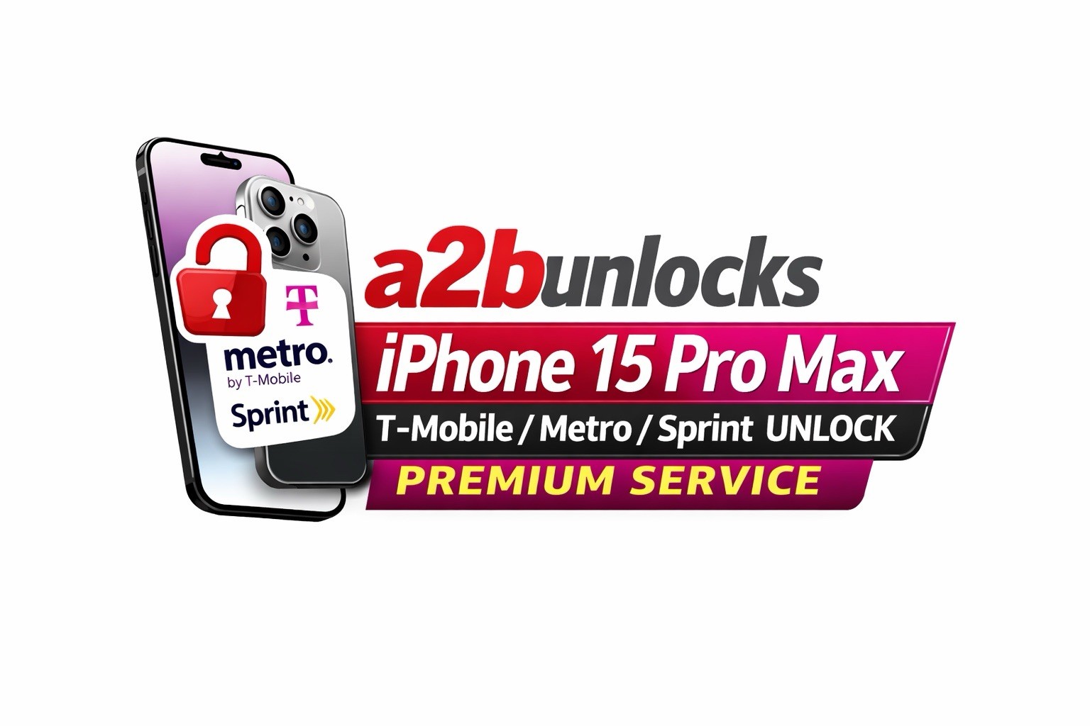 USA T-Mobile Metro Sprint Factory Unlock Service by a2bunlocks