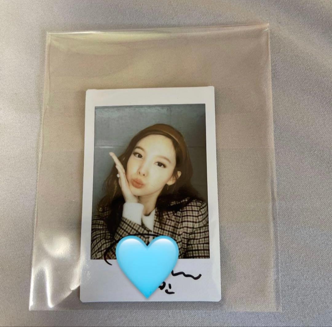 Nayeon TWICE Signed Instax Donuts Tower Records Autograph Collectible