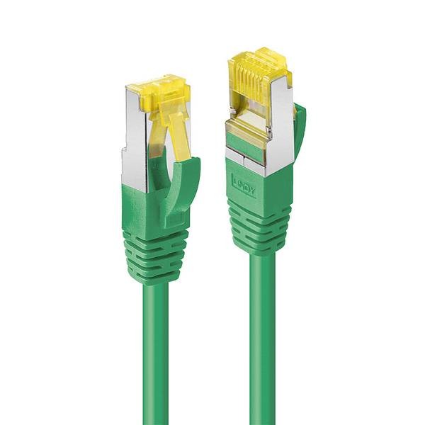 Lindy 47653 RJ45 Network Cable, Patch Cable CAT 7 S/FTP 15.00m Green 1pc