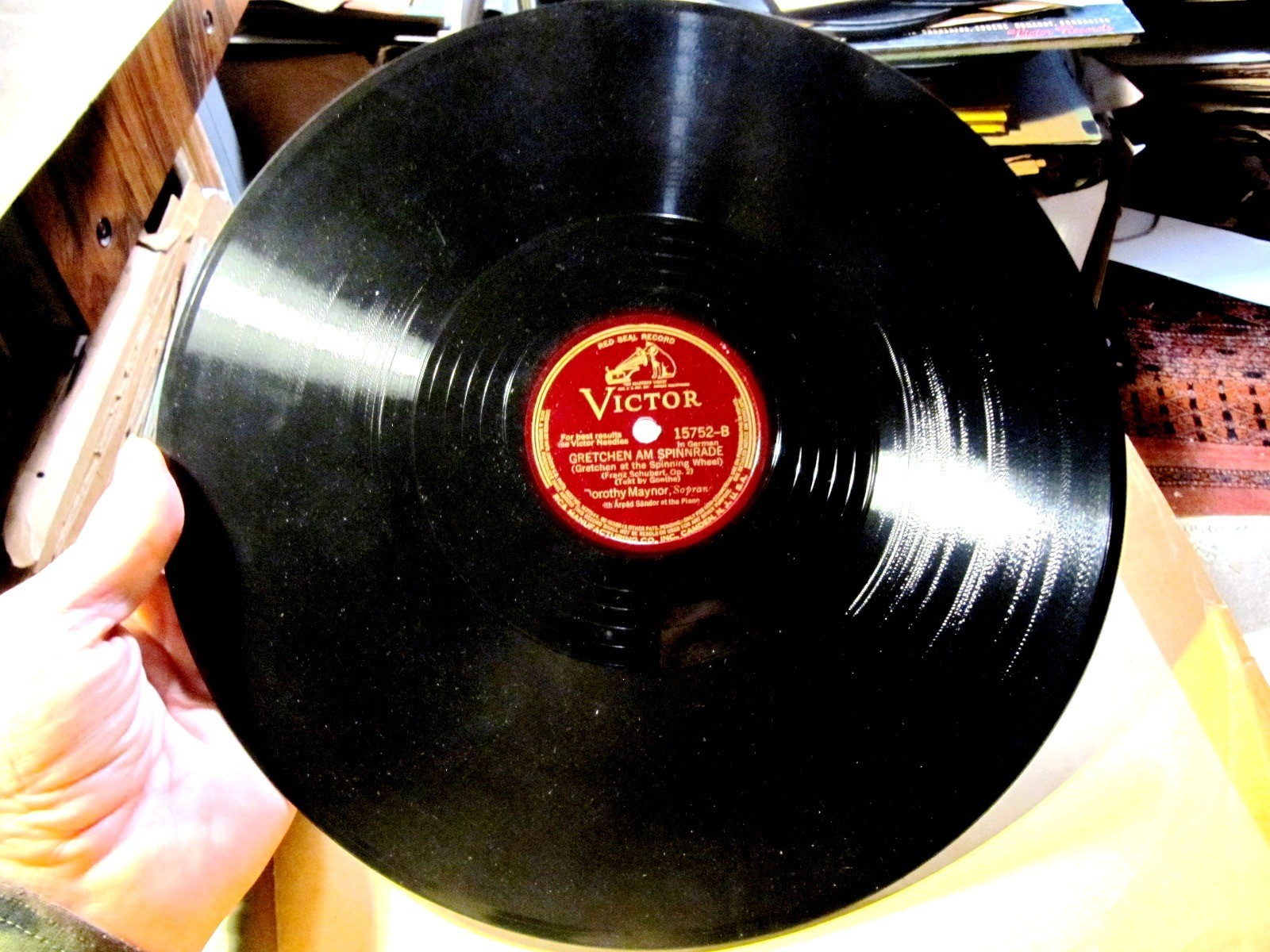 DOROTHY MAYNOR Schubert GRETCHEN AM SPINNRADE Ave Maria Arpad Sandor Victor 1575