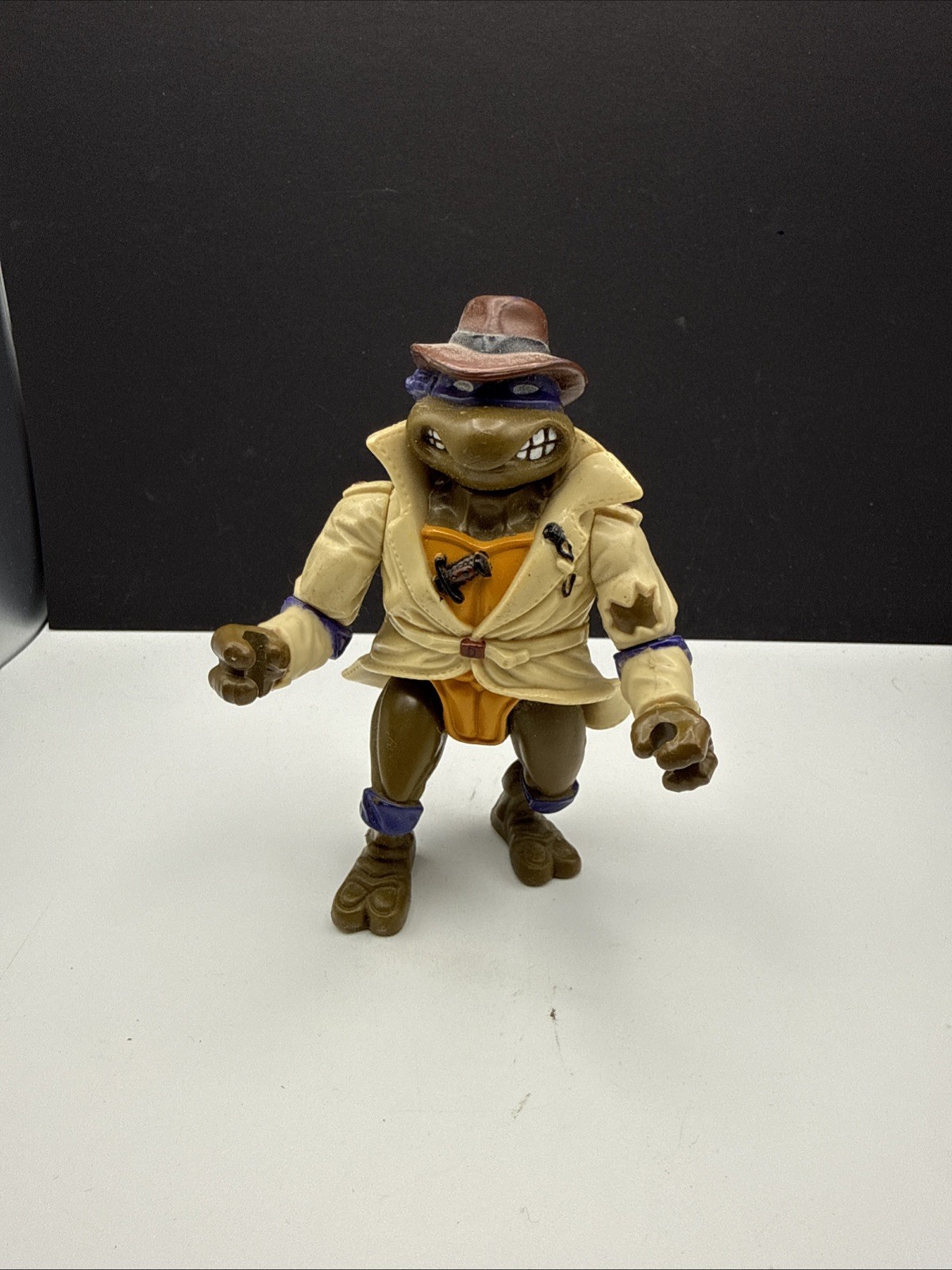 VTG 1990 Teenage Mutant Ninja Turtles Don The Undercover Turtle Figure TMNT