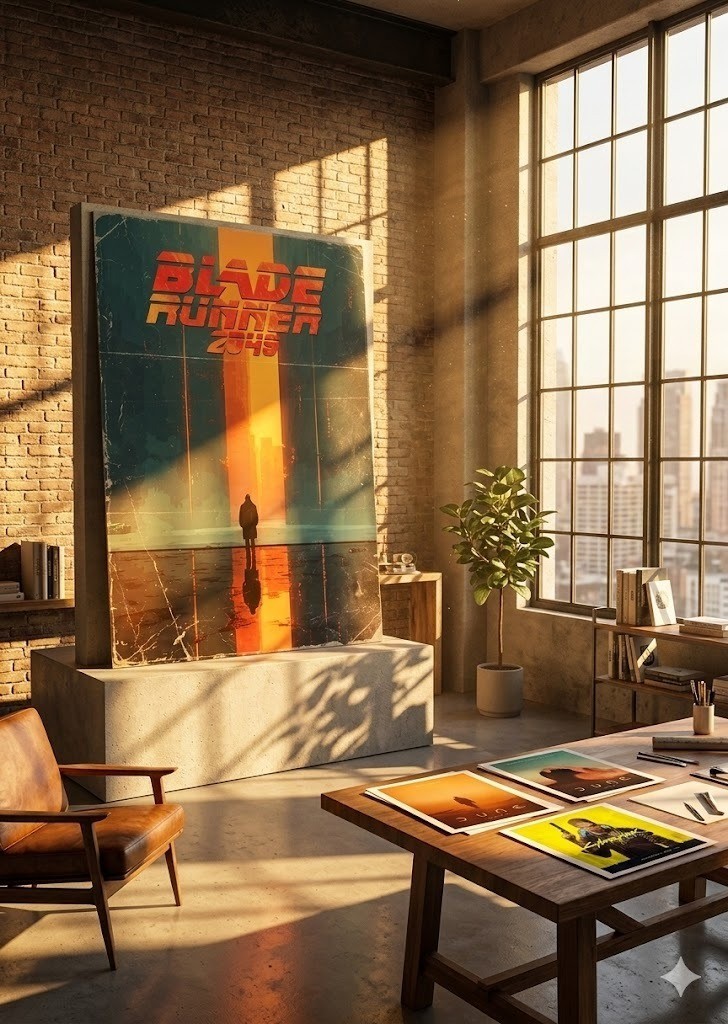 Blade Runner 2049 Poster Art Print Sci-Fi Movie Wall Decor Vintage Style 24x36