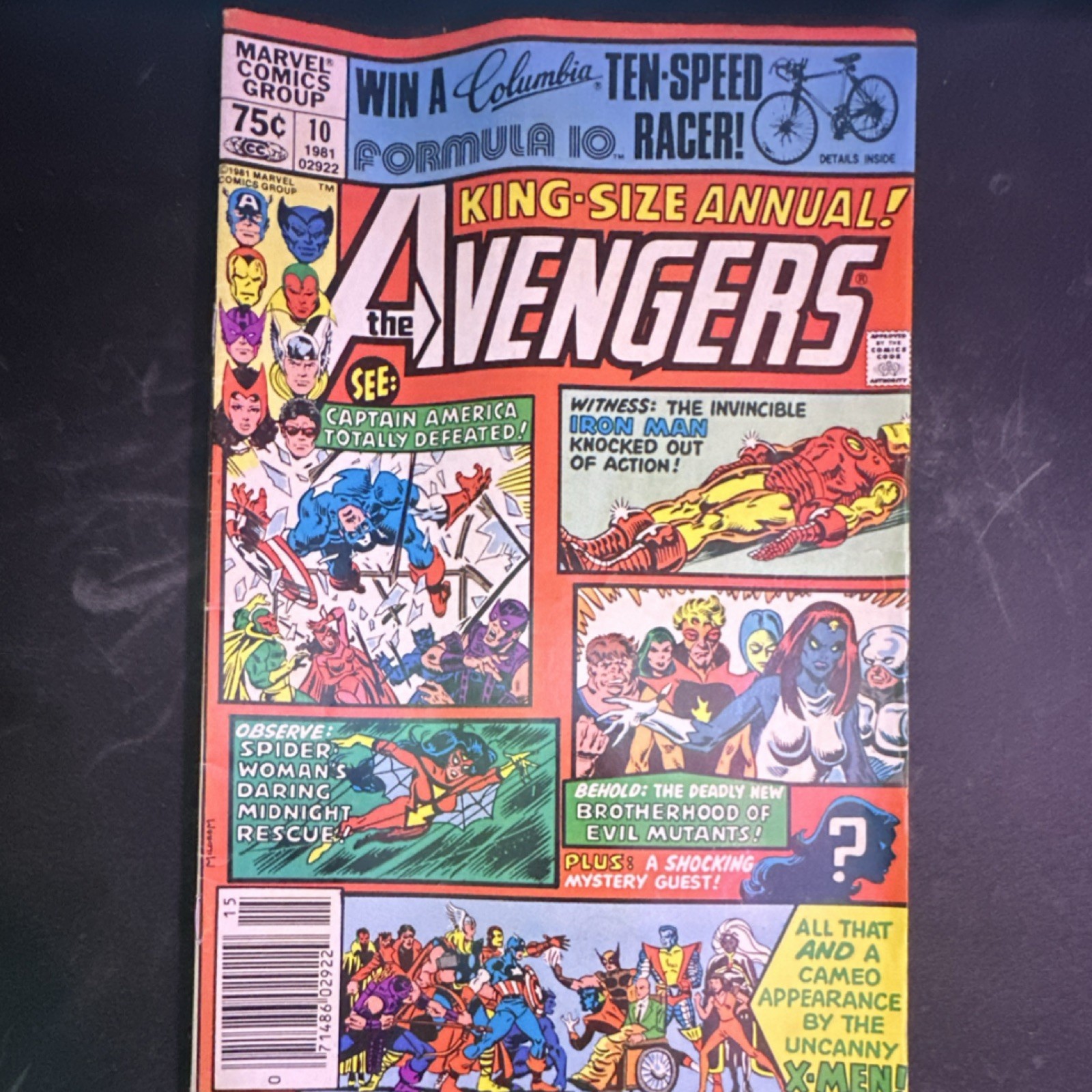 Marvel Comics The Avengers Annual #10 1981 Captain America Iron Man X-Men
