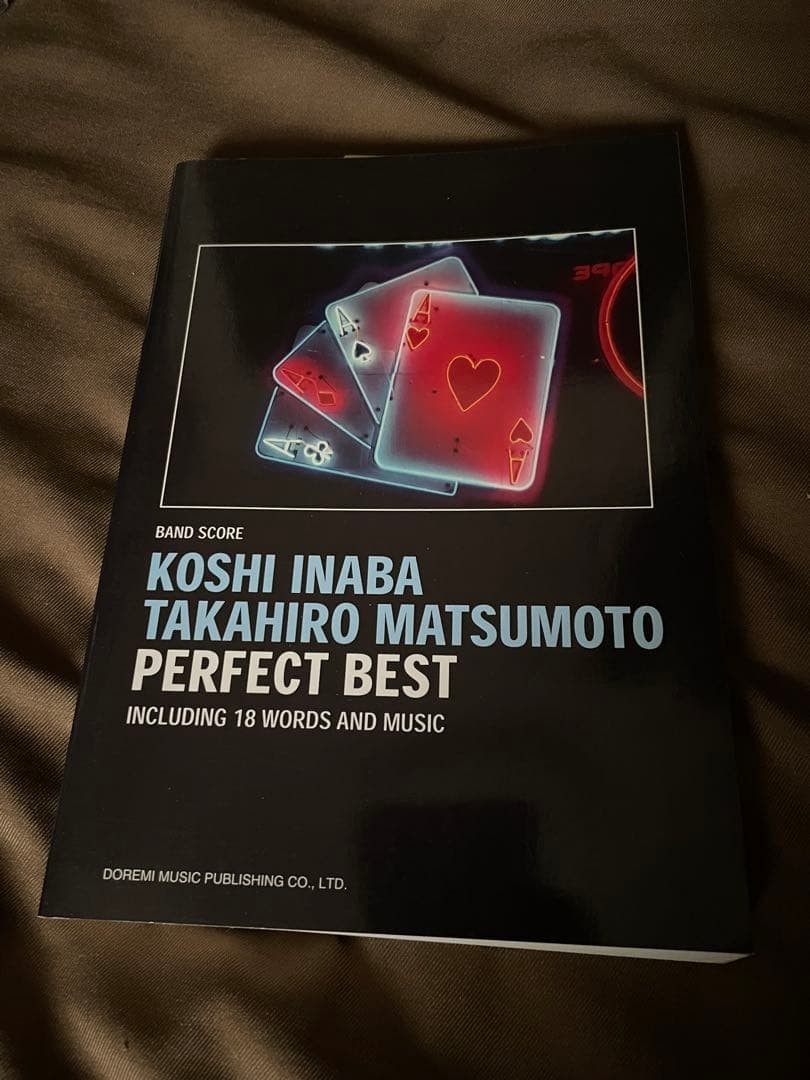 B'z Perfect Best Band Score Inaba & Matsumoto Guitar Sheet Used, Excellent Condi